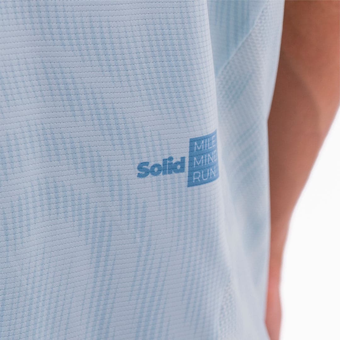 CAMISETA RUNNING MANGA CORTA PRO 405 AZUL CLARO PARA HOMBRE - imagen 5