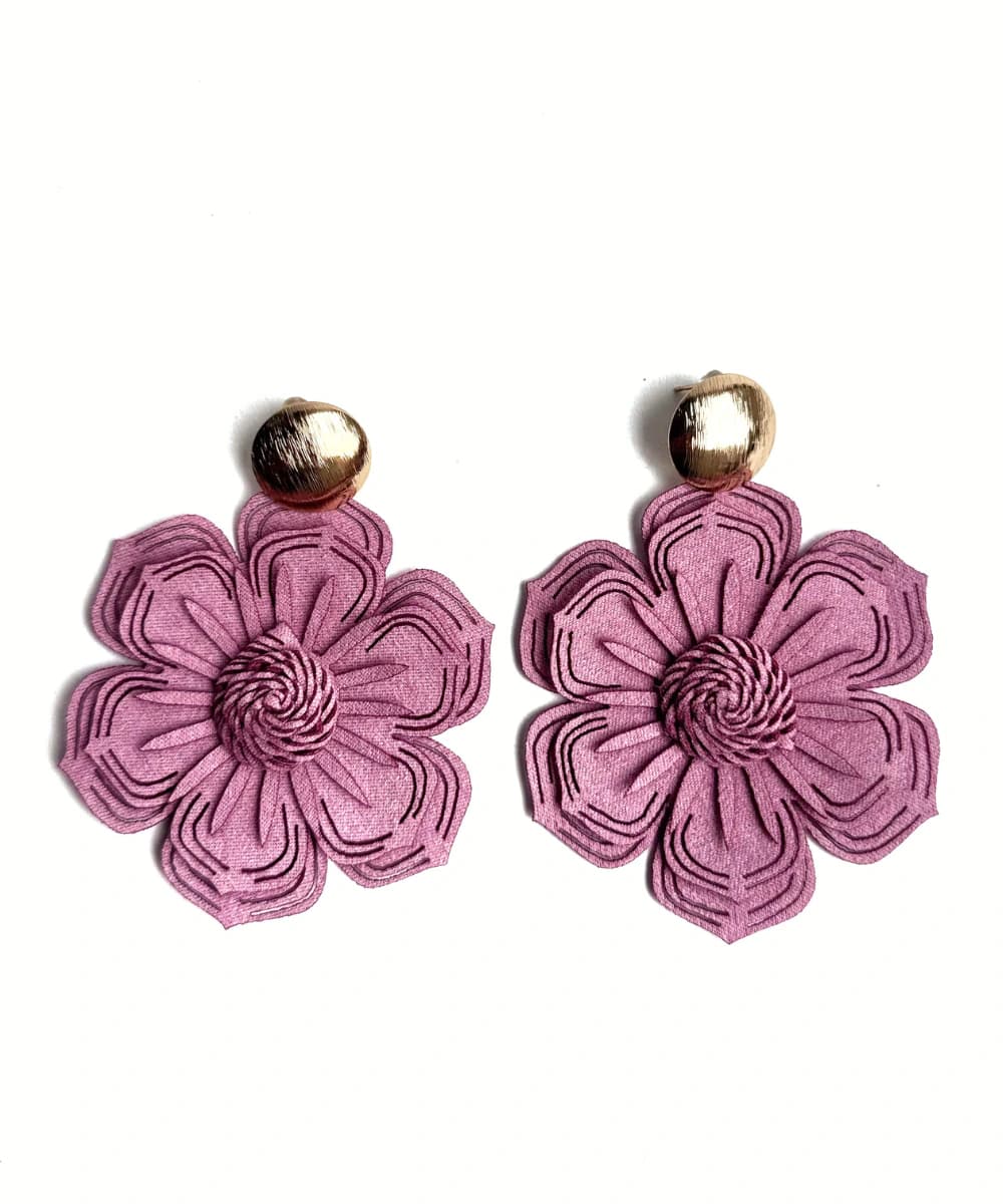 Aretes Flor Elisa – Aura Rosa - imagen 1