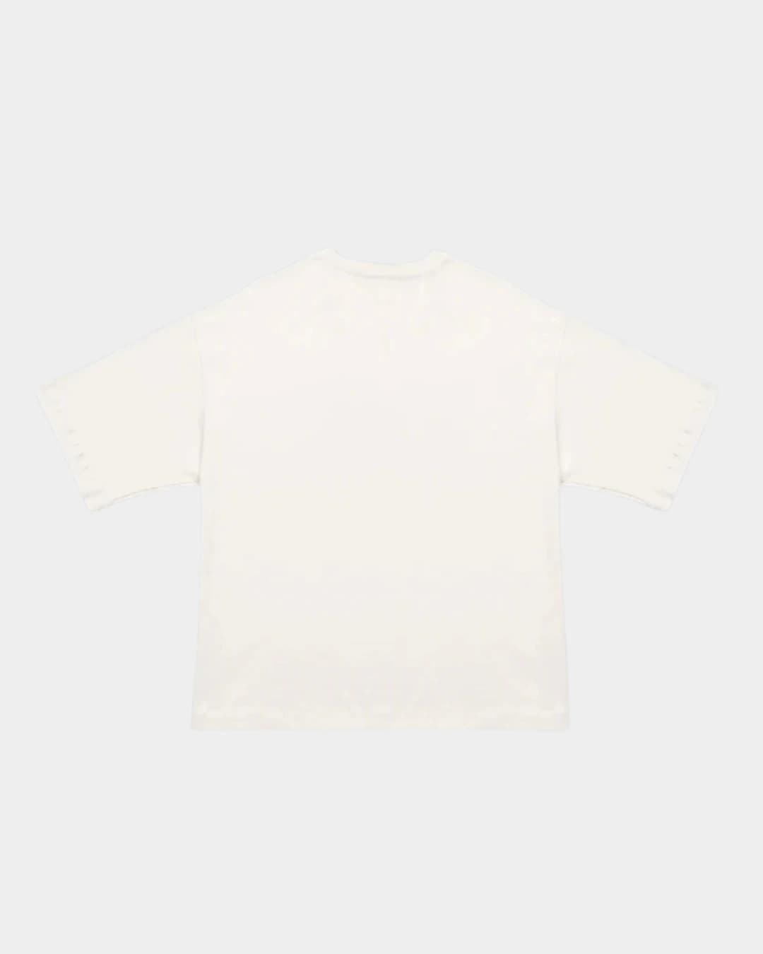 CAMISETA BLOCK ROJO SOBRE BLANCO OVERSIZE - imagen 2