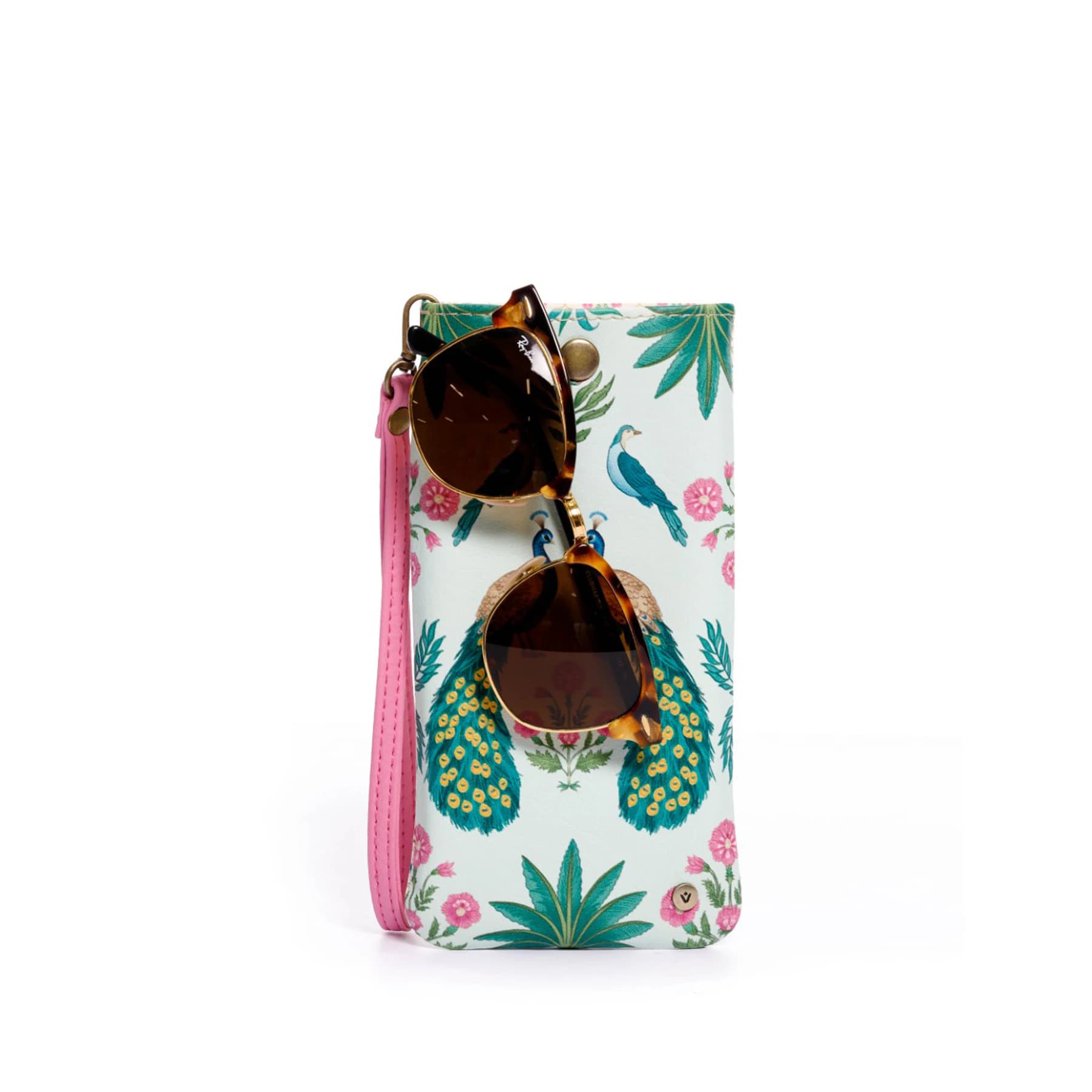 Estuche De Gafas O Celular Para Mujer Indian Garden Con Pulsera Y Broche - imagen 3