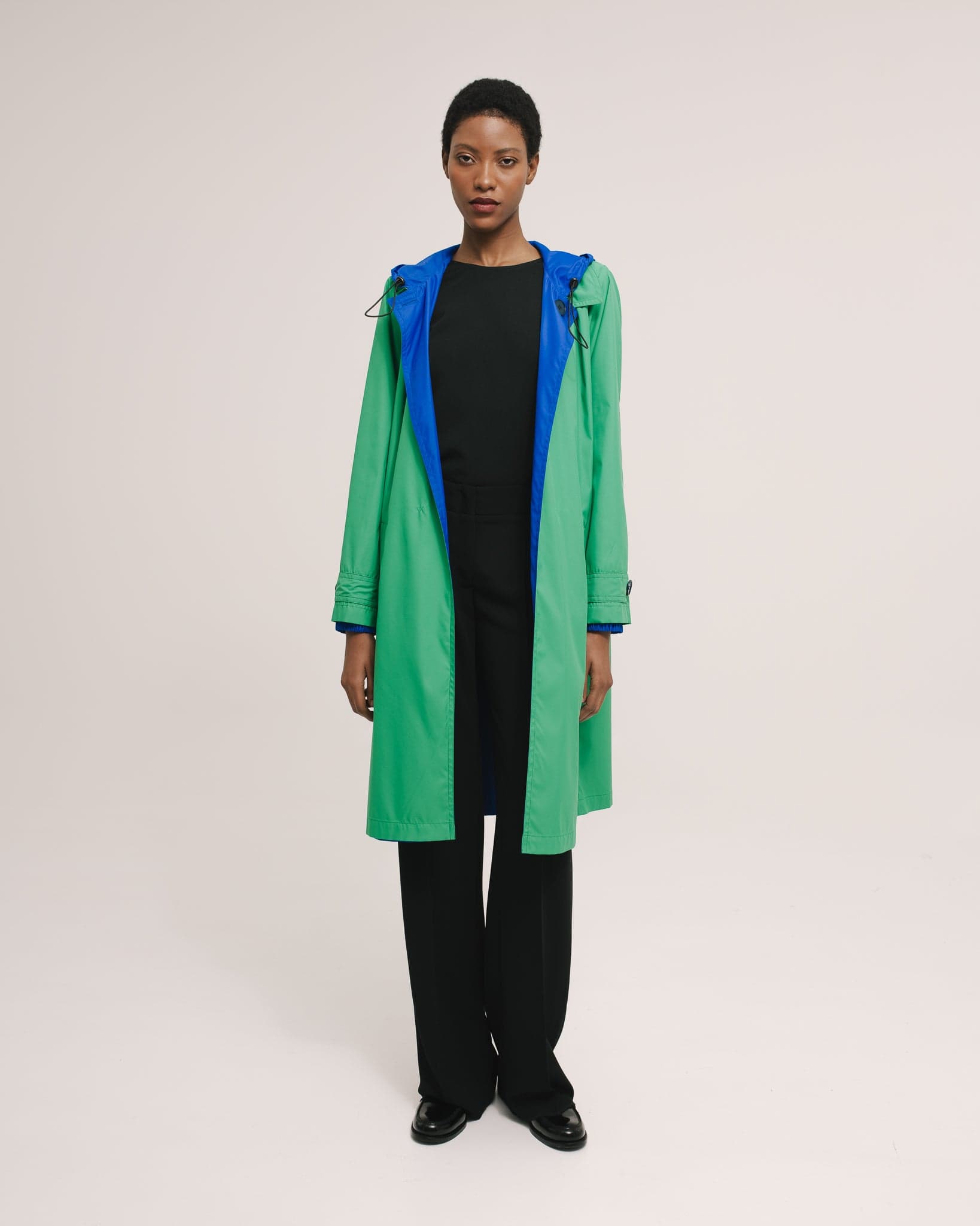 Reversible Double-Face Trench Coat