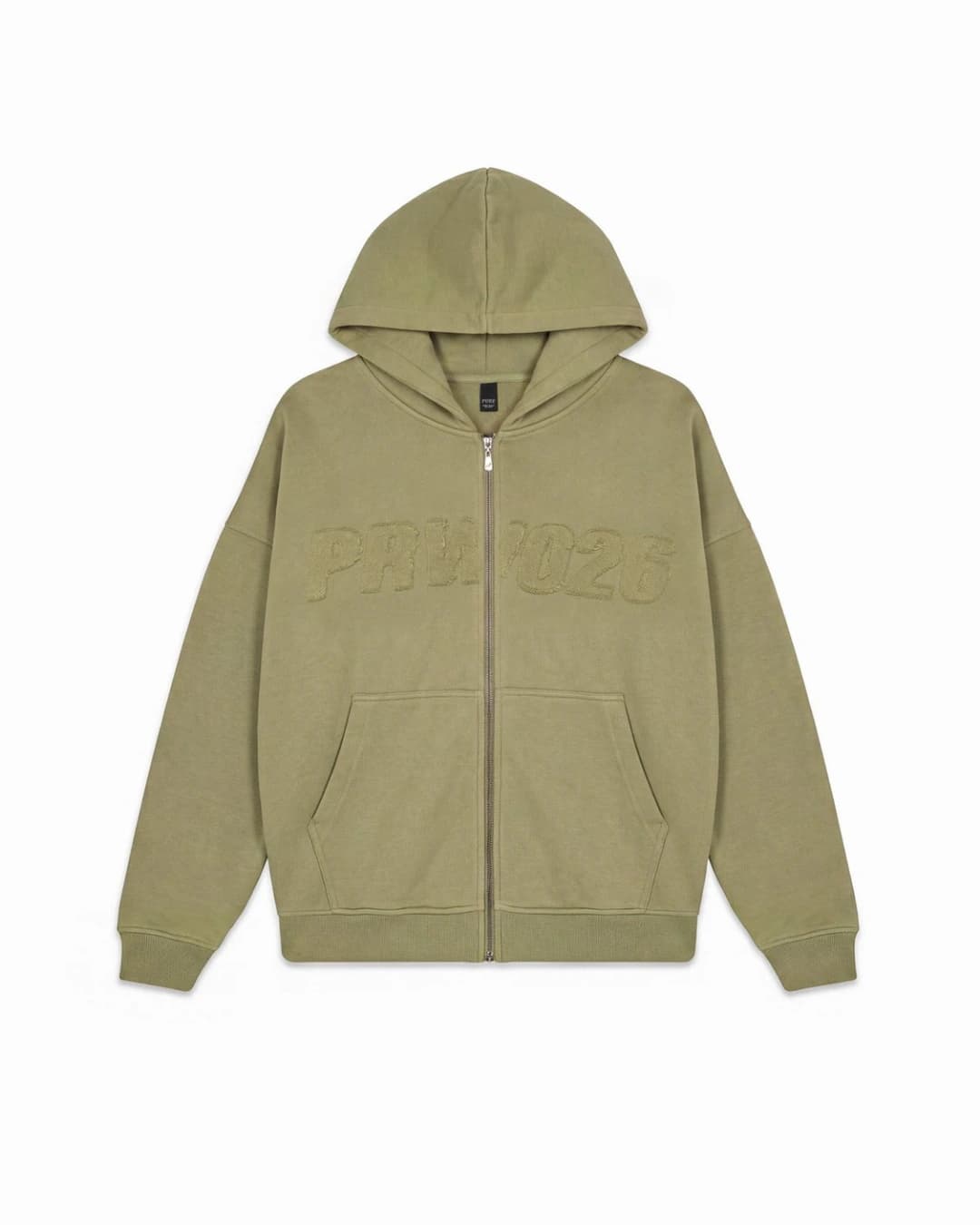 ACROSS THE LINES GREEN ZIP HOODIE - imagen 1