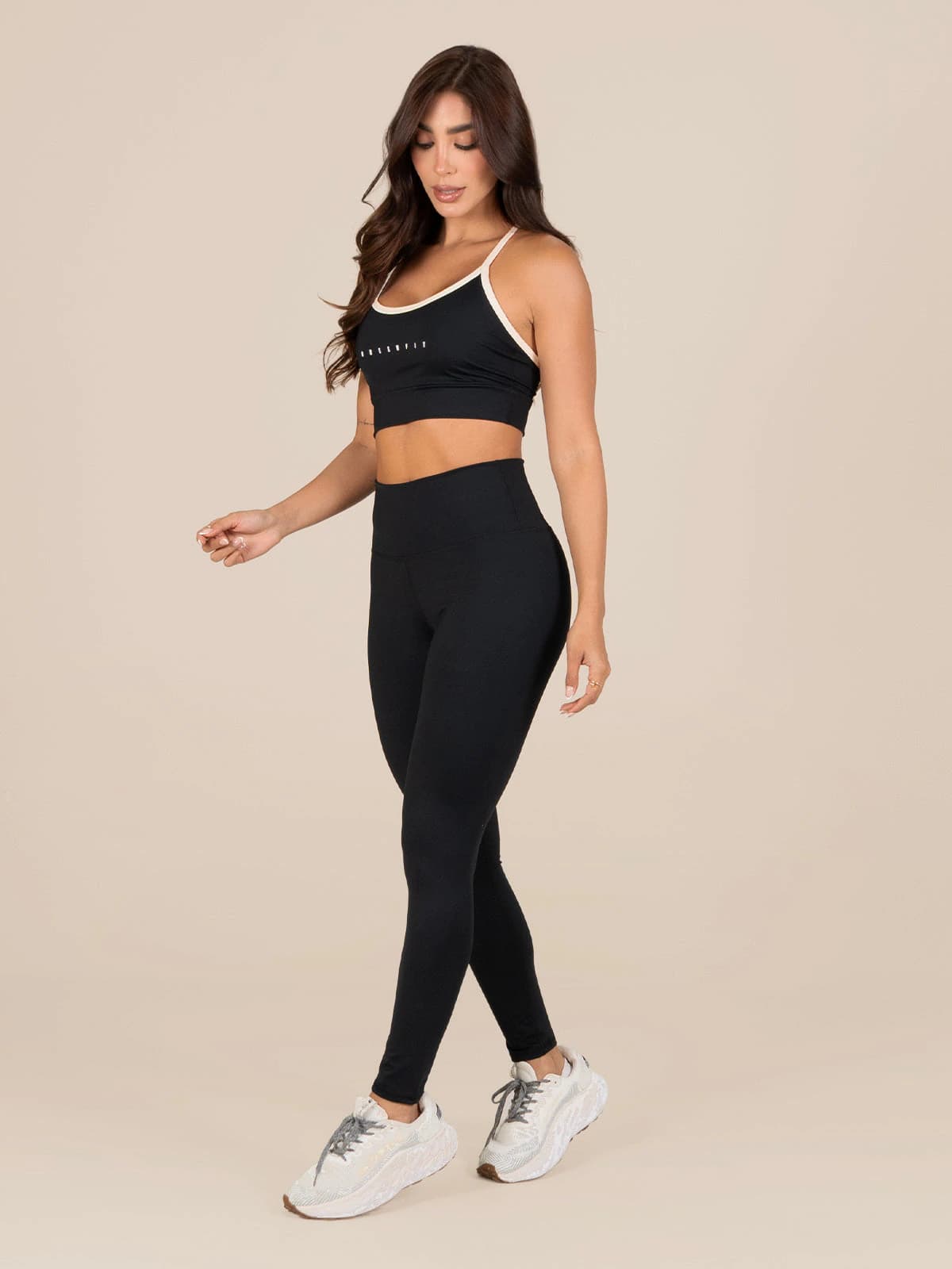 Palmas leggins set negro Crema - imagen 2