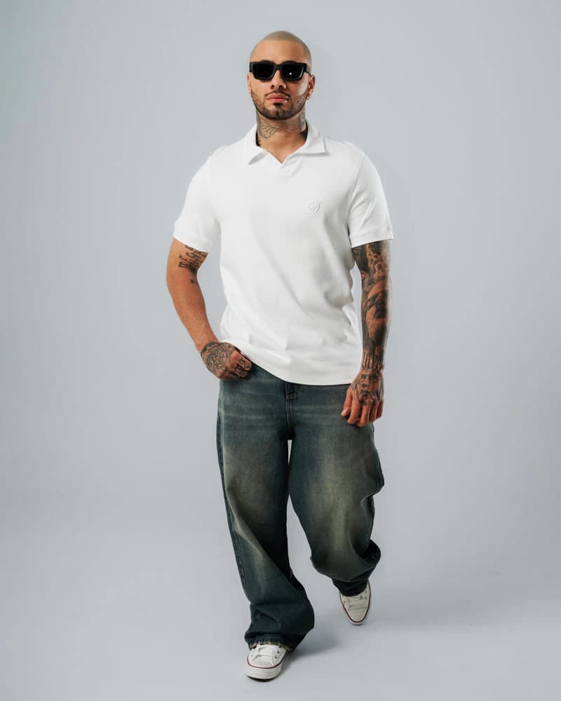 Polo Relaxed Fit Blanco - imagen 5