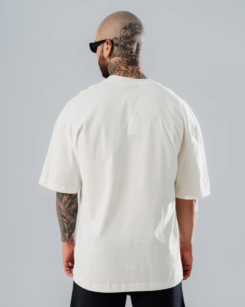 Camiseta Básica Oversize Ivory - imagen 2