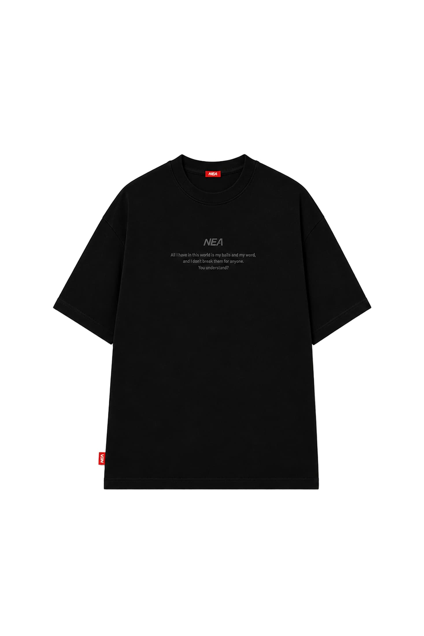 CAMISETA REGULAR SUNRAY NEGRO NEA - imagen 1