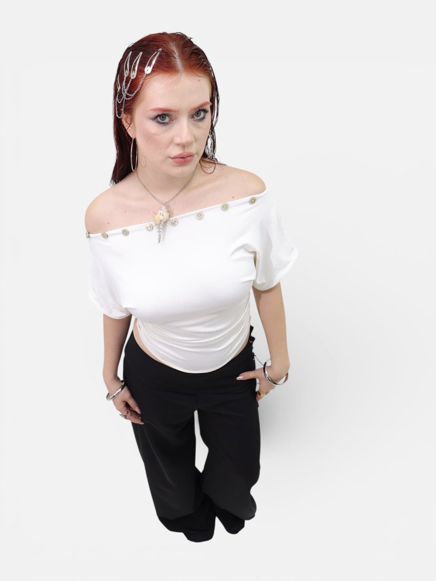 DIVINE TOP BLANCO MARFIL - imagen 4