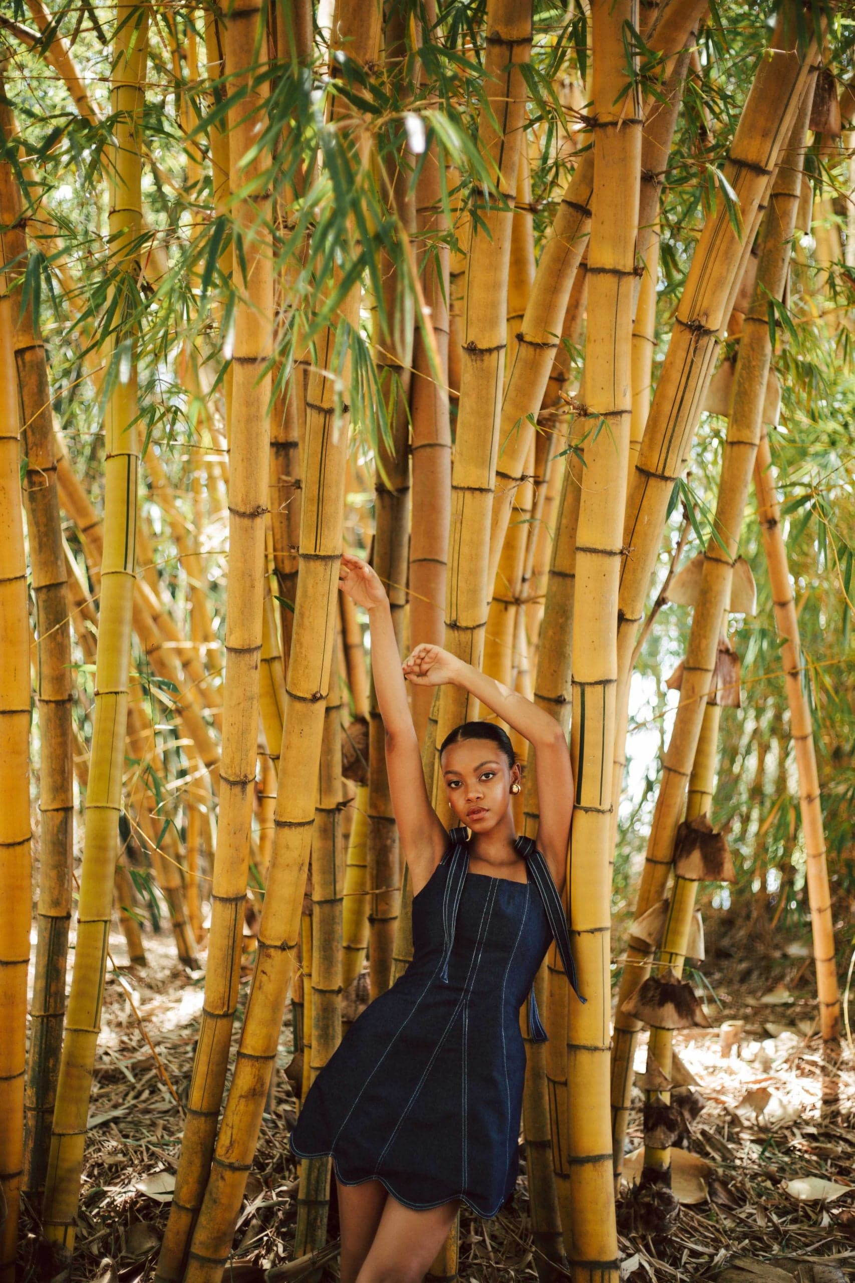 Valley Denim Mini Dress - imagen 2