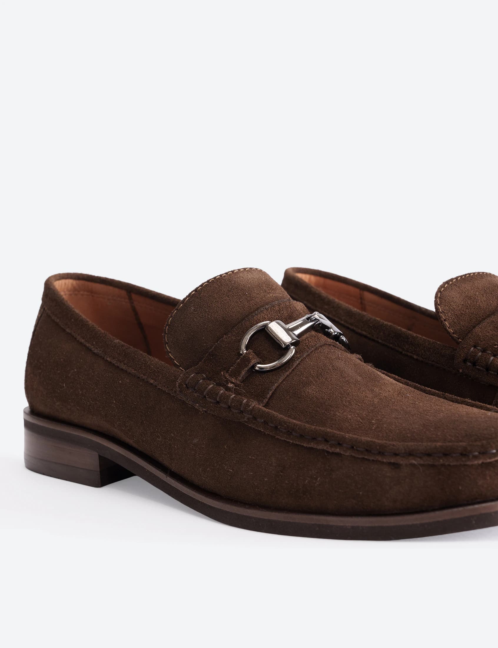 MOCASINES BERGAMO CARNAZA CAFÉ - imagen 4