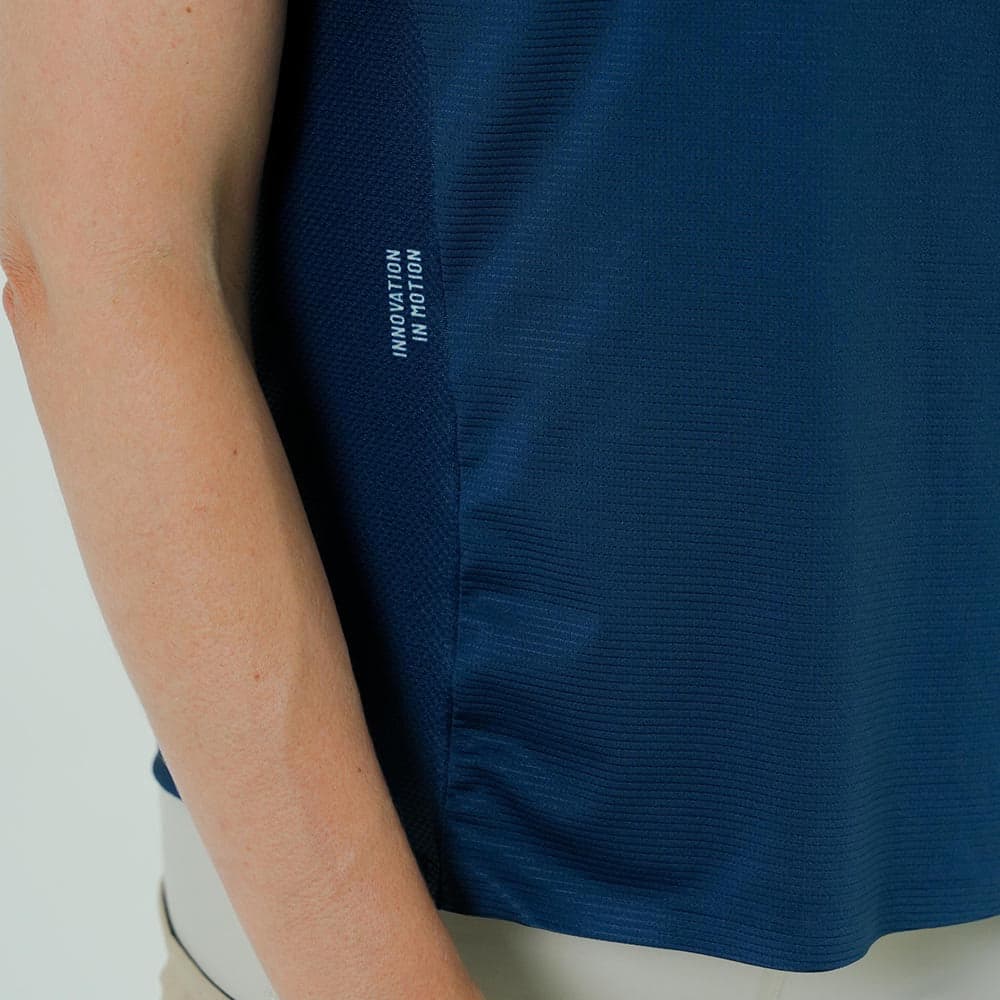 CAMISETA RUNNING MANGA CORTA PRO 405 AZUL OSCURO PARA MUJER - imagen 4