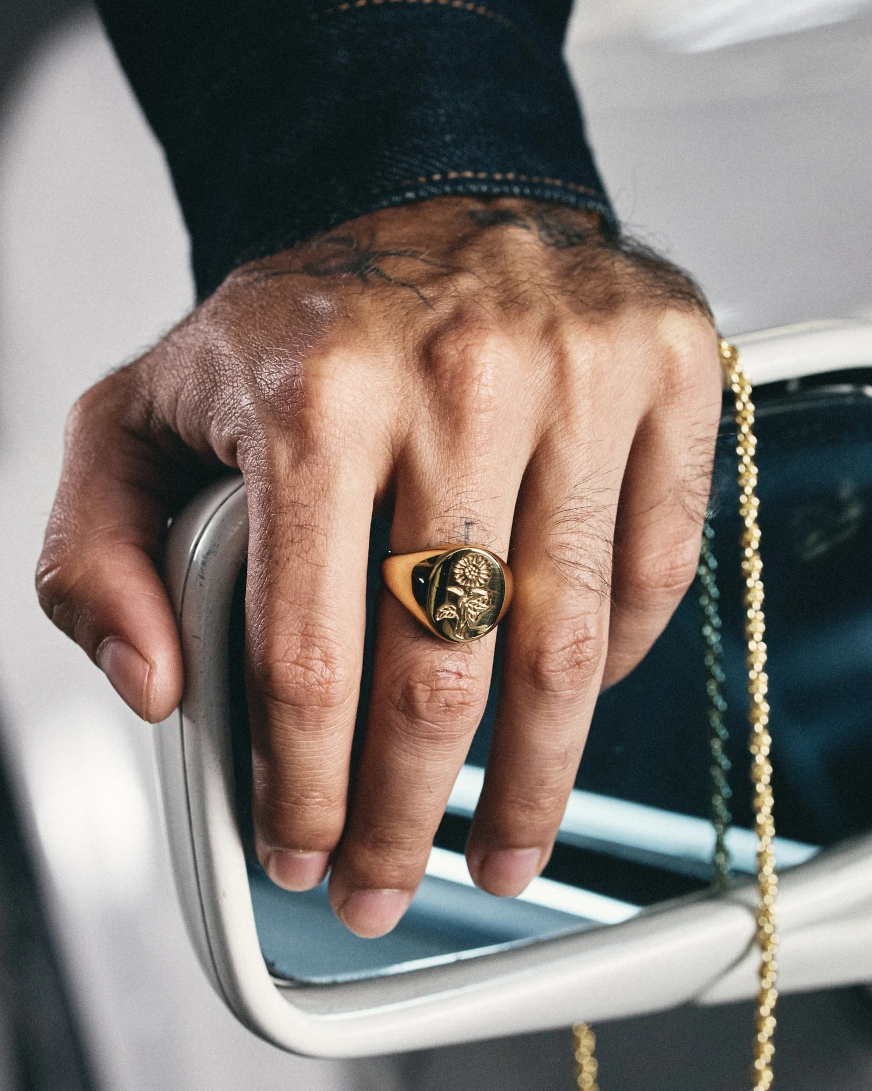Anillo Fiore Dorado - imagen 2