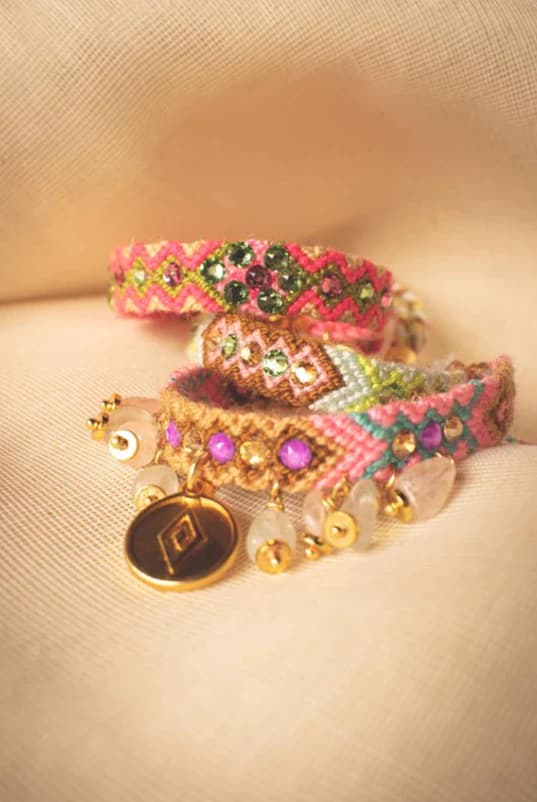 Kalepsu Wayuu bracelet - Barbie - imagen 3