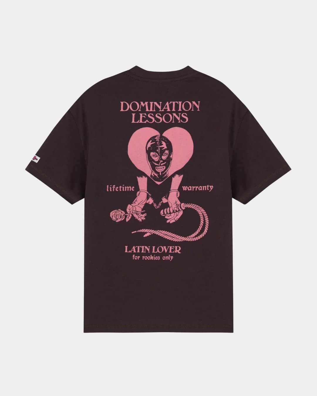 CAMISETA DOMINATION LESSONS CHOCOLATE OVERSIZED - imagen 1