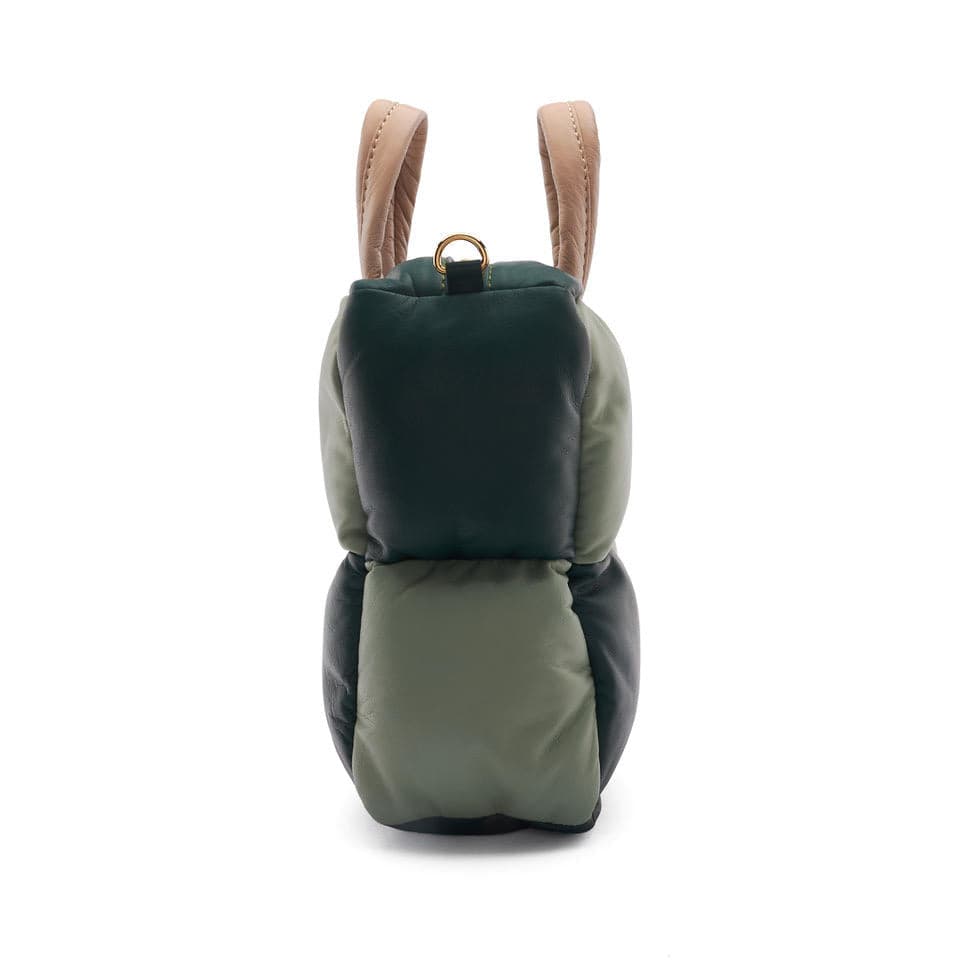 CANDELARIA bag MINT + forest GREEN. - imagen 3