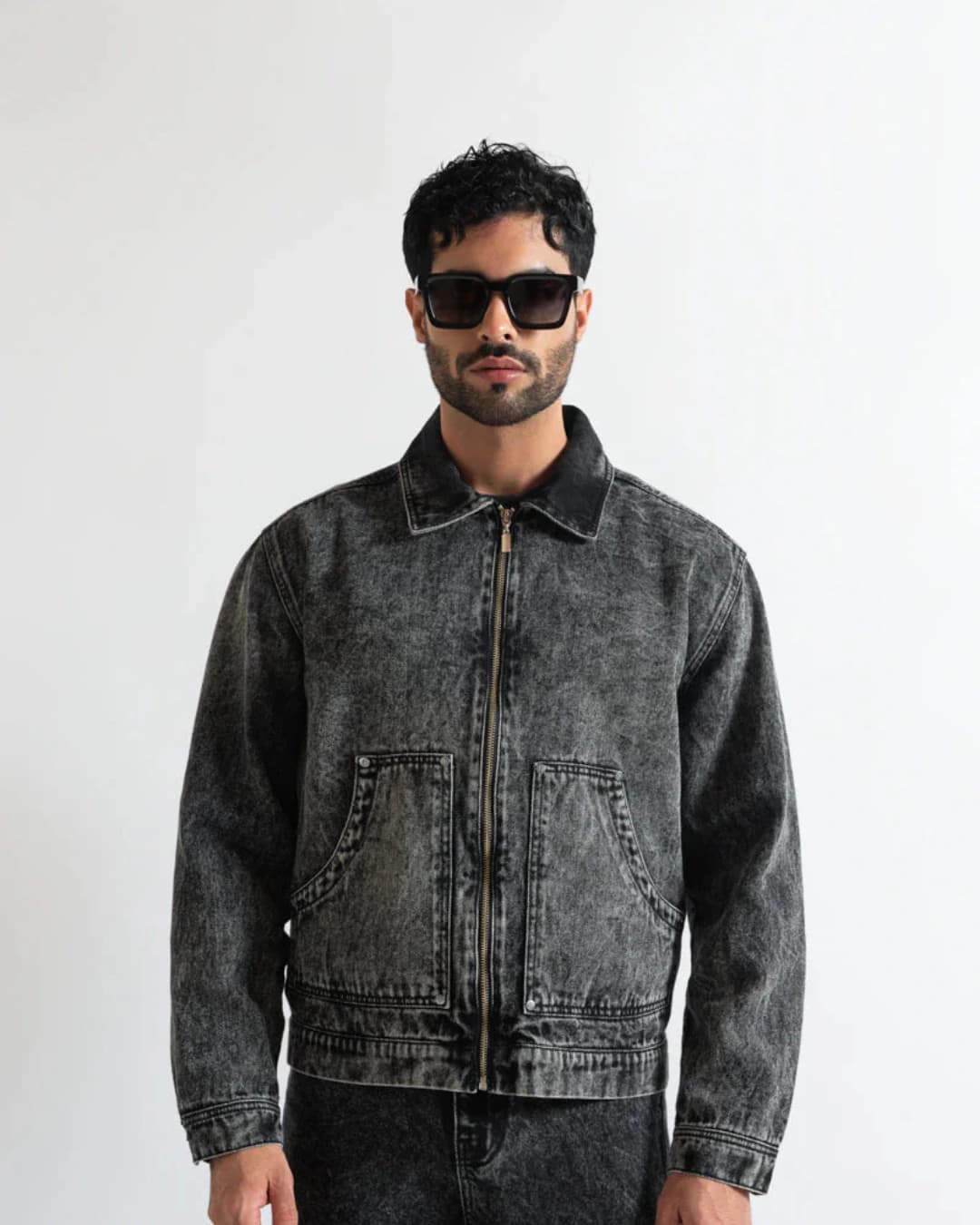 MONCLAIR WASHED BLACK JACKET - imagen 3