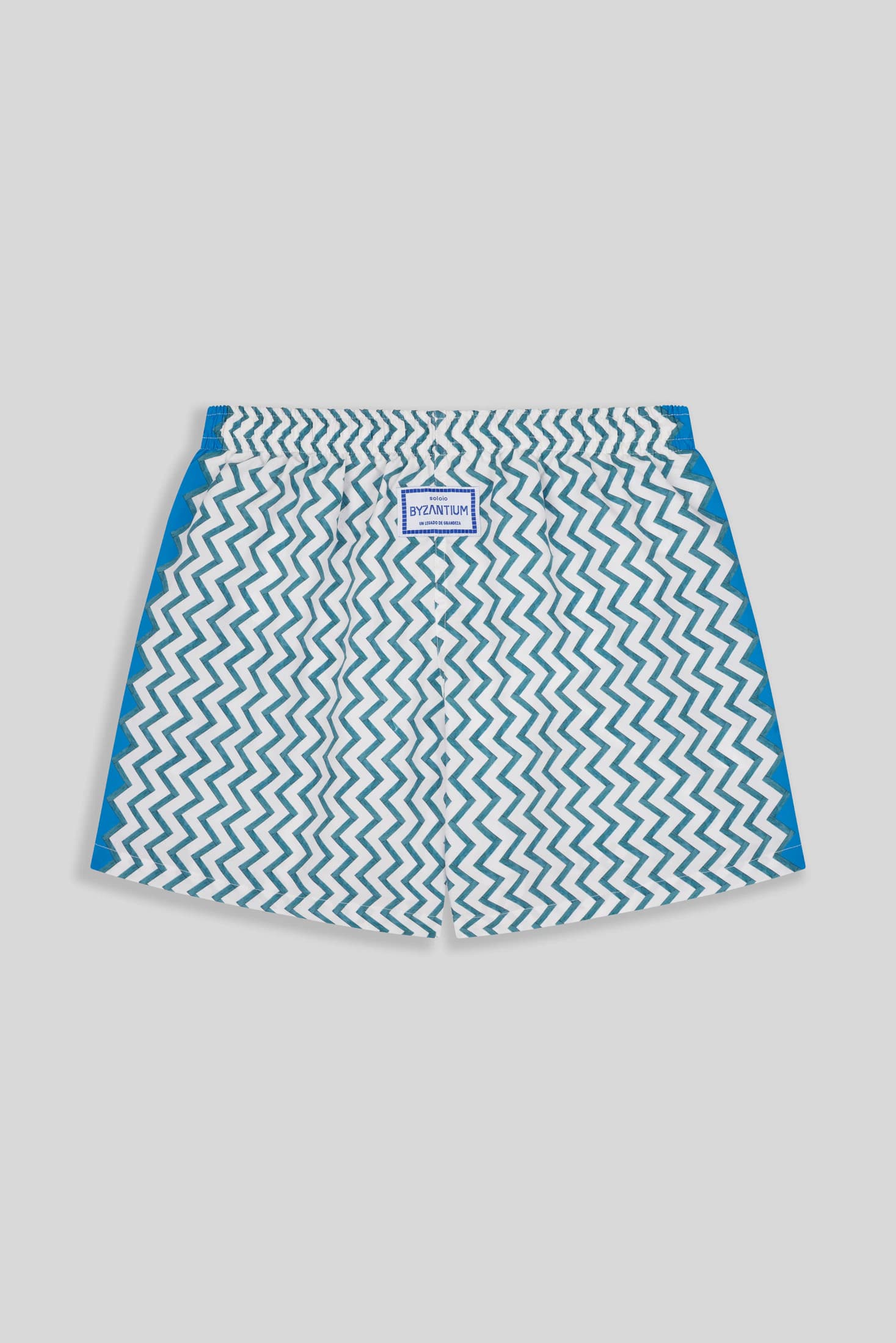 Men's swim trunk navy zigzag - imagen 2
