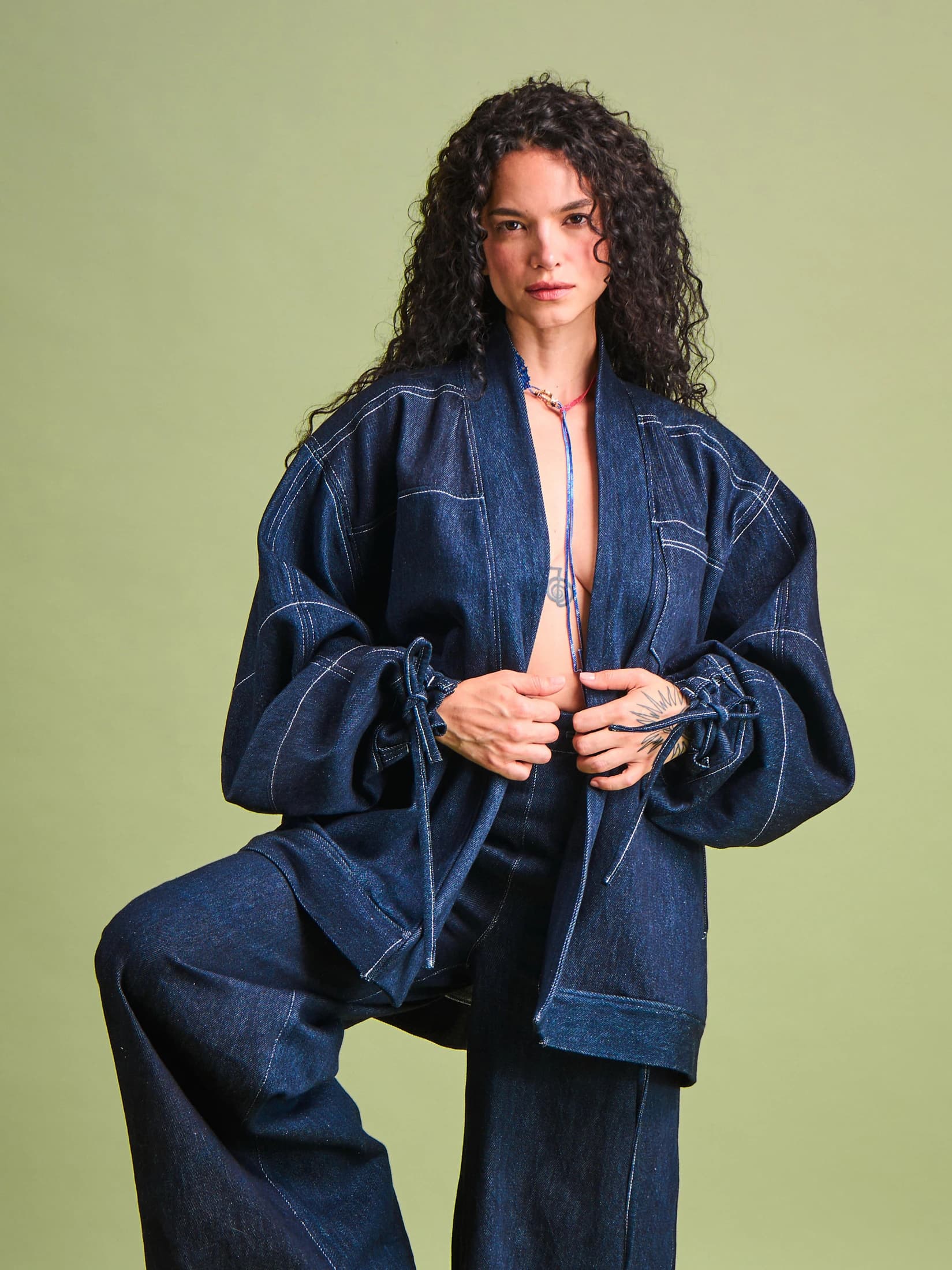Chaqueta en Denim Algodón - imagen 2