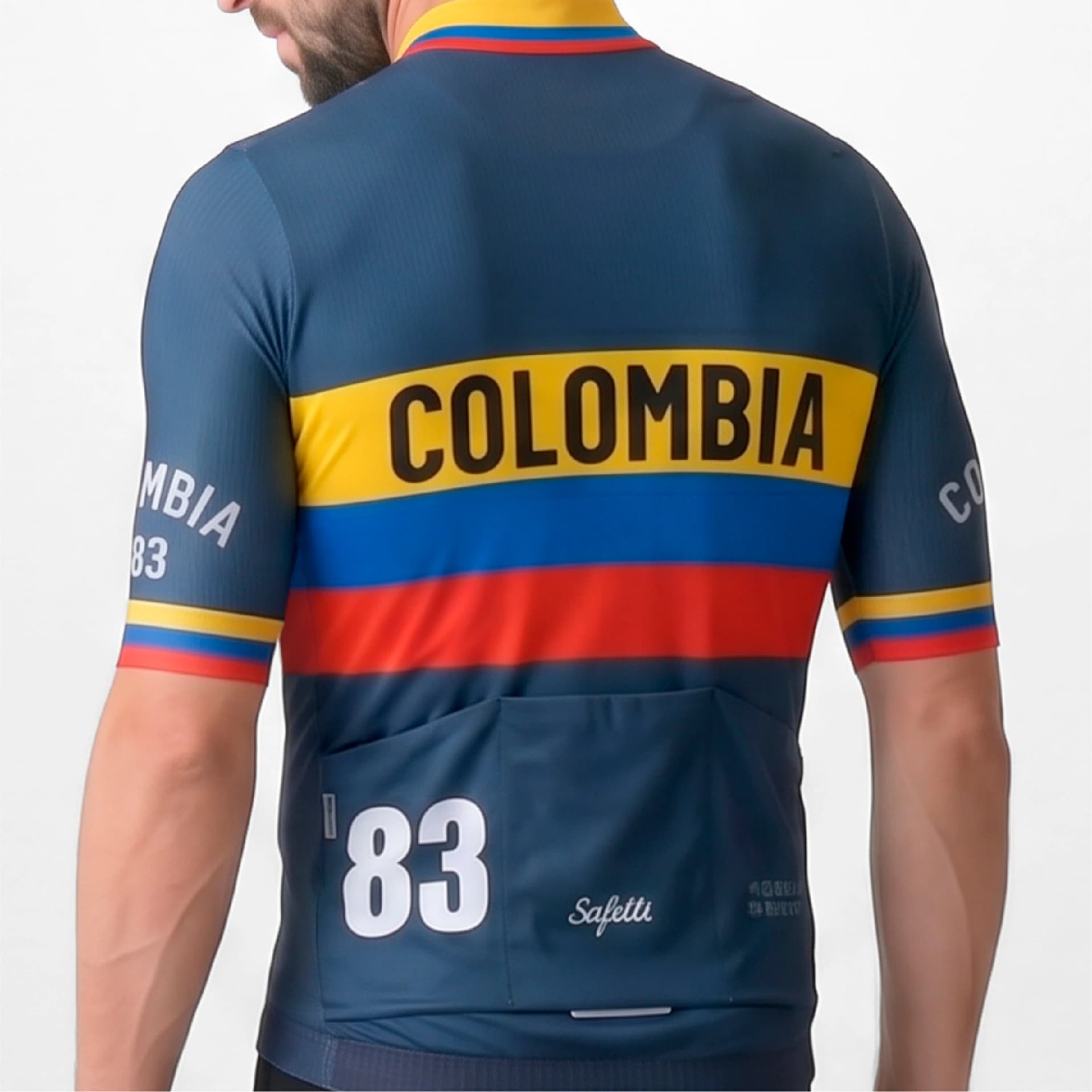 CAMISA CICLISMO MANGA CORTA COLOMBIA VARTA 26 PARA HOMBRE - imagen 5