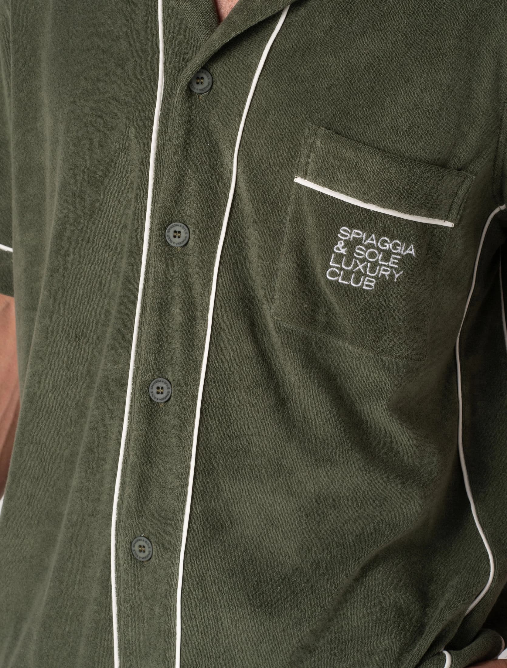 Positano Olive Green Toweling - imagen 2