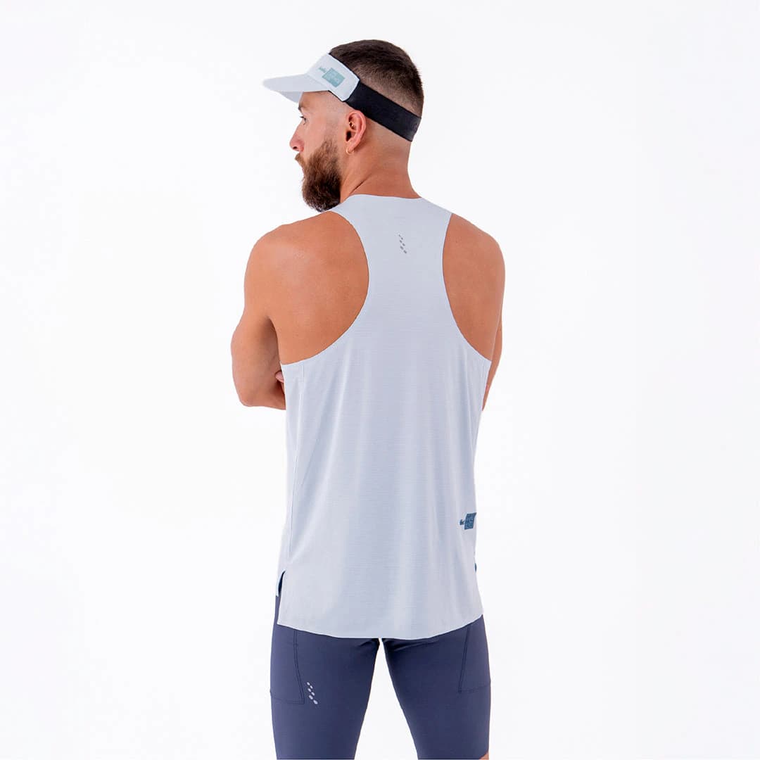 CAMISETA RUNNING MANGA SISA LEVIT AZUL CLARO PARA HOMBRE - imagen 2