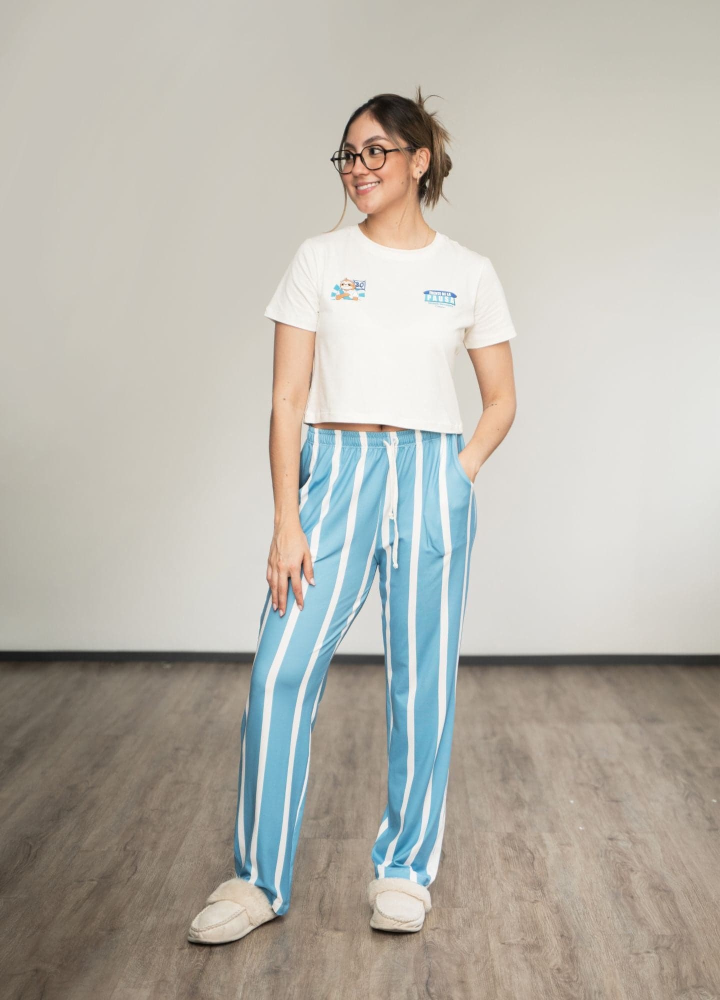 Conjunto Pantalón Frente de la Pausa - Azul Cielo