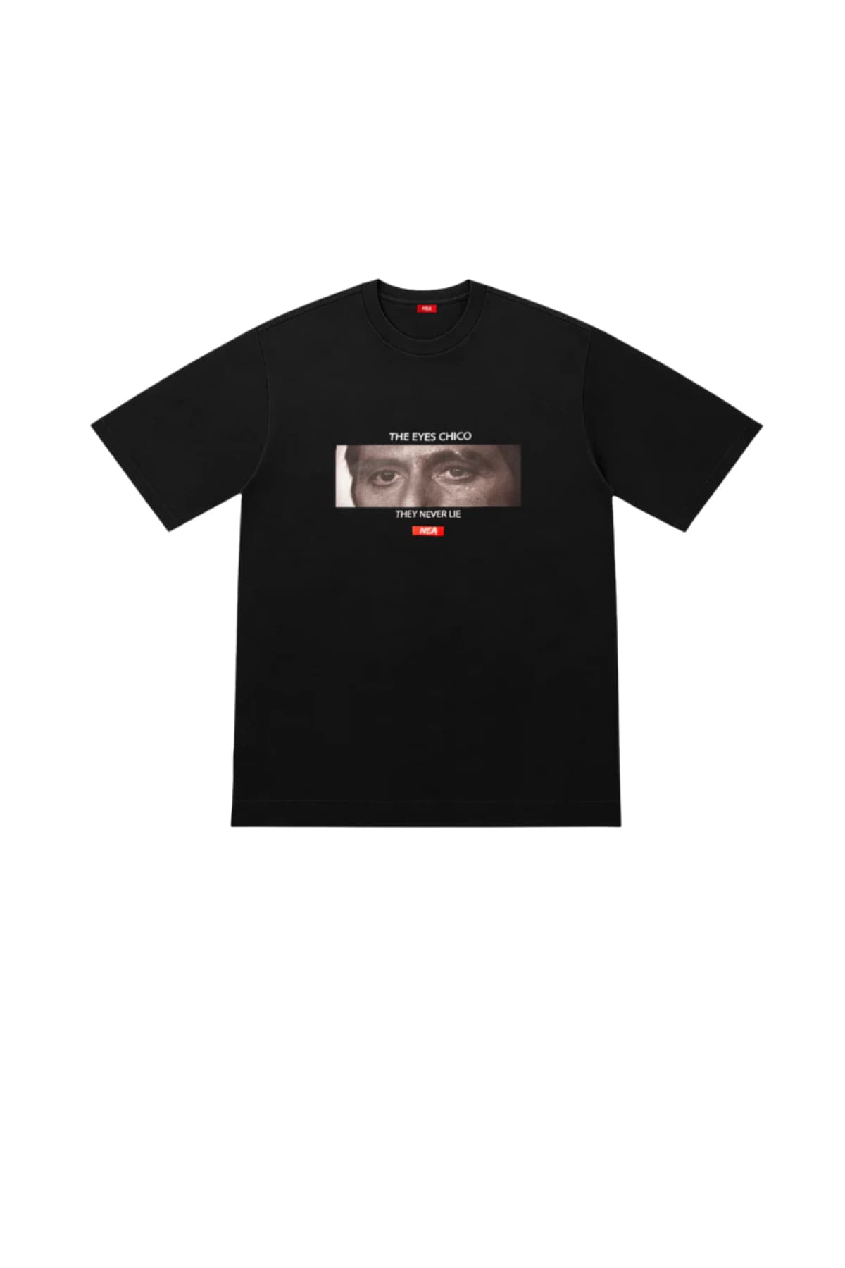 CAMISETA OVERSIZE MASCULINO EXCESO NEGRO NEA - imagen 1