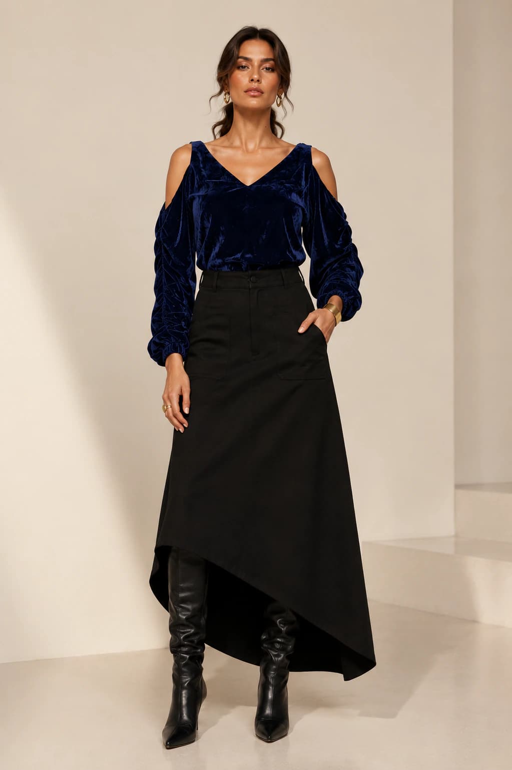 Blusa Milly Azul Rey - imagen 2