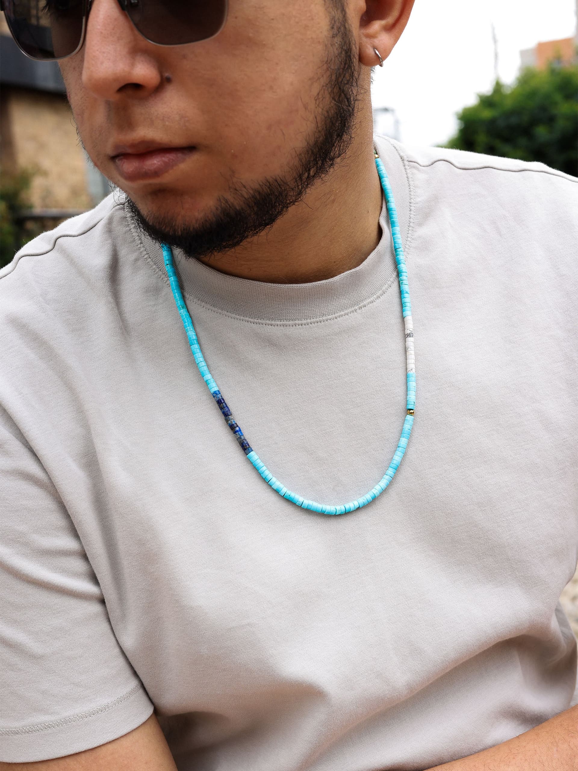 Collar Arrecife Heishi 4mm - imagen 5