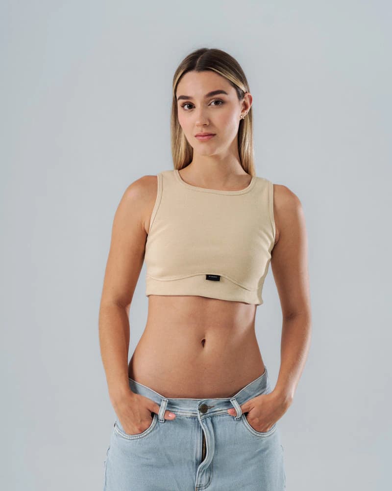 Crop Top Basic Arena - imagen 4