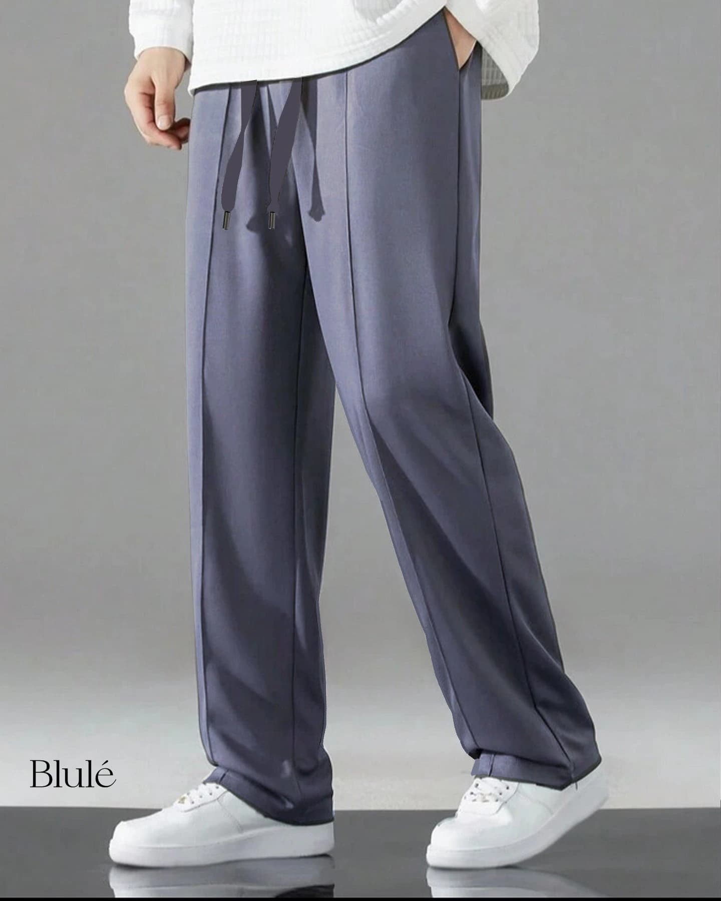 Straight Pants Grey