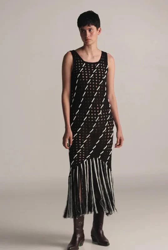 Vestido Vacaciones Negro - imagen 1