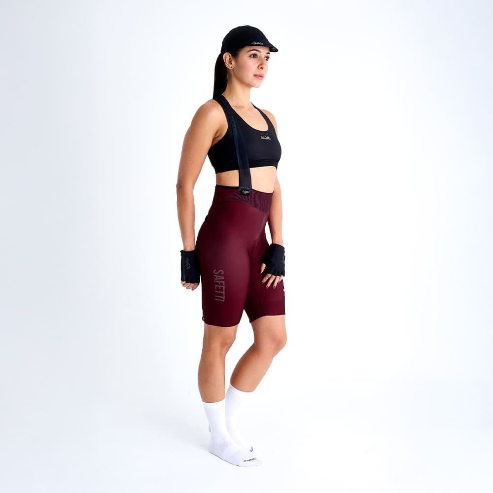 PANTALONETA CICLISMO  TOSCANA VENTI 2.0 VINO PARA MUJER - imagen 1