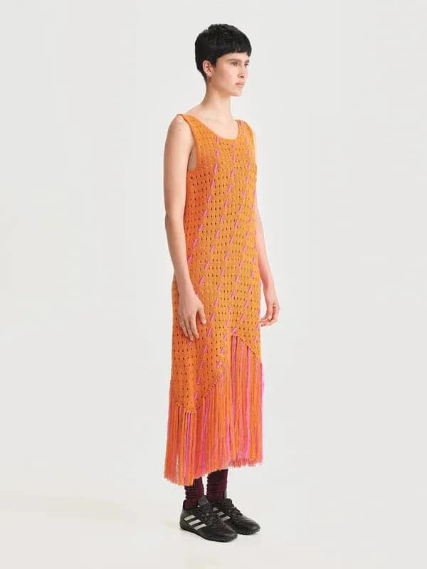 Vestido Vacaciones Naranja - imagen 4