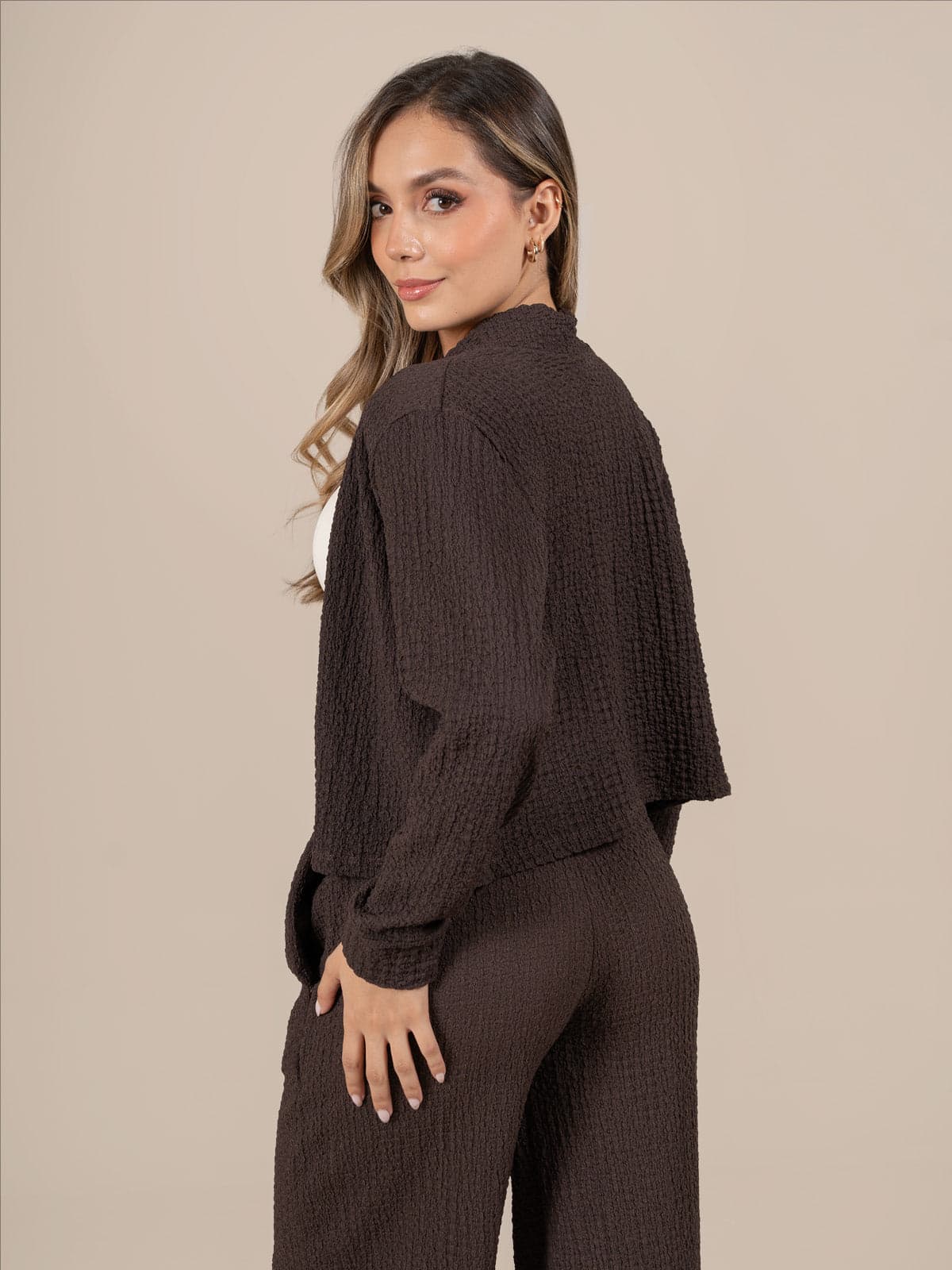 Chaqueta Star Leyva Cafe Oscuro - imagen 3