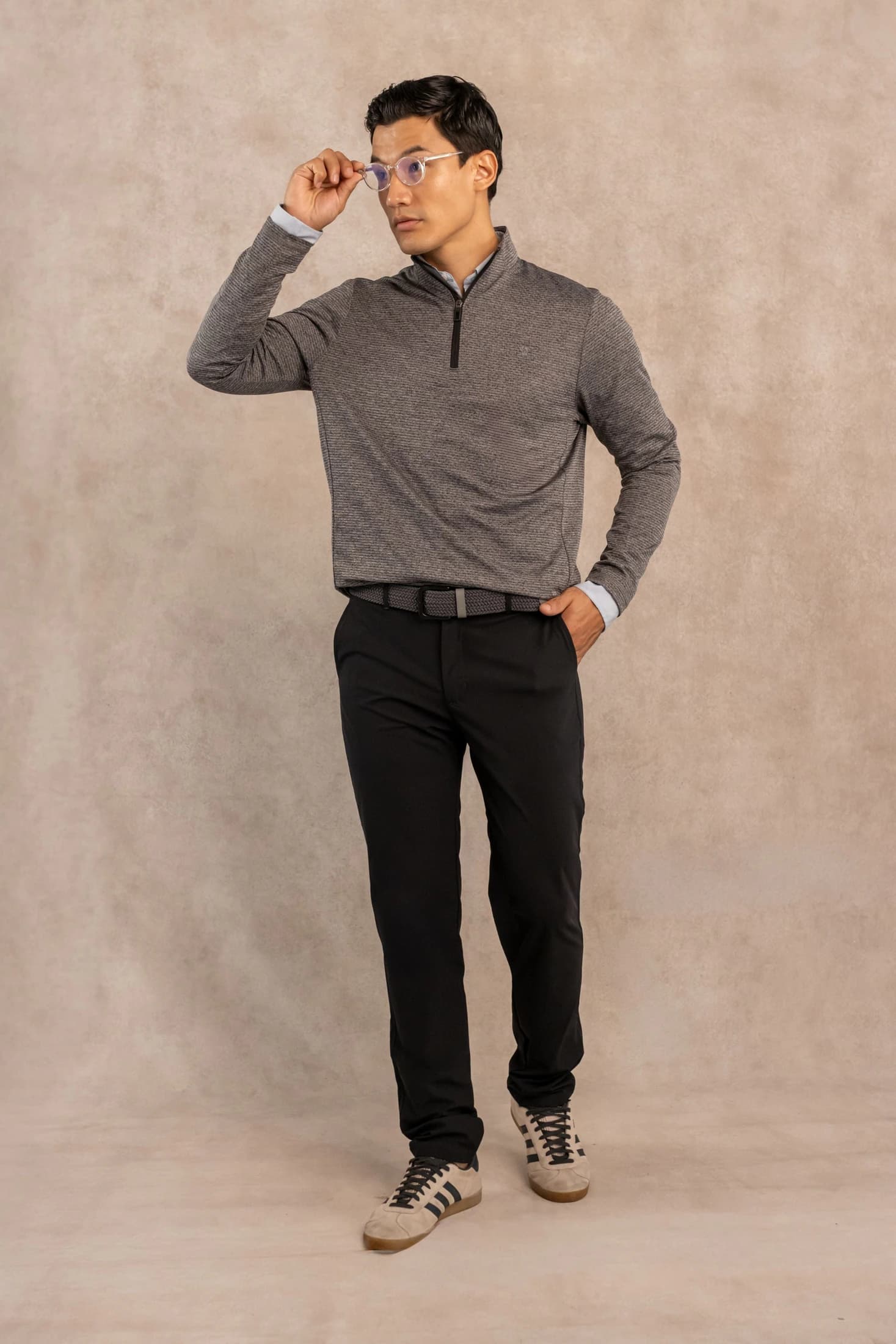 Halfzip Performance Gris Oscuro - imagen 6