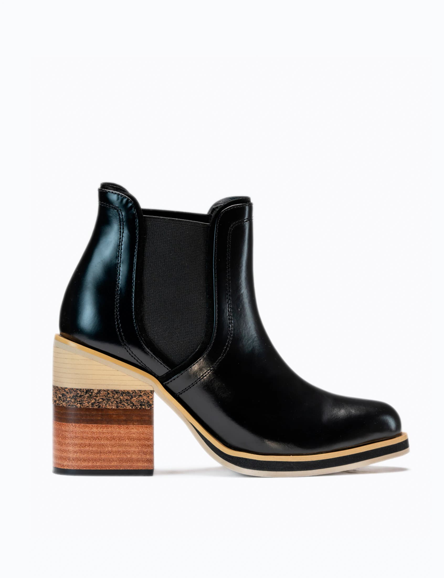 BOTINES ROMA NEGRO - imagen 1