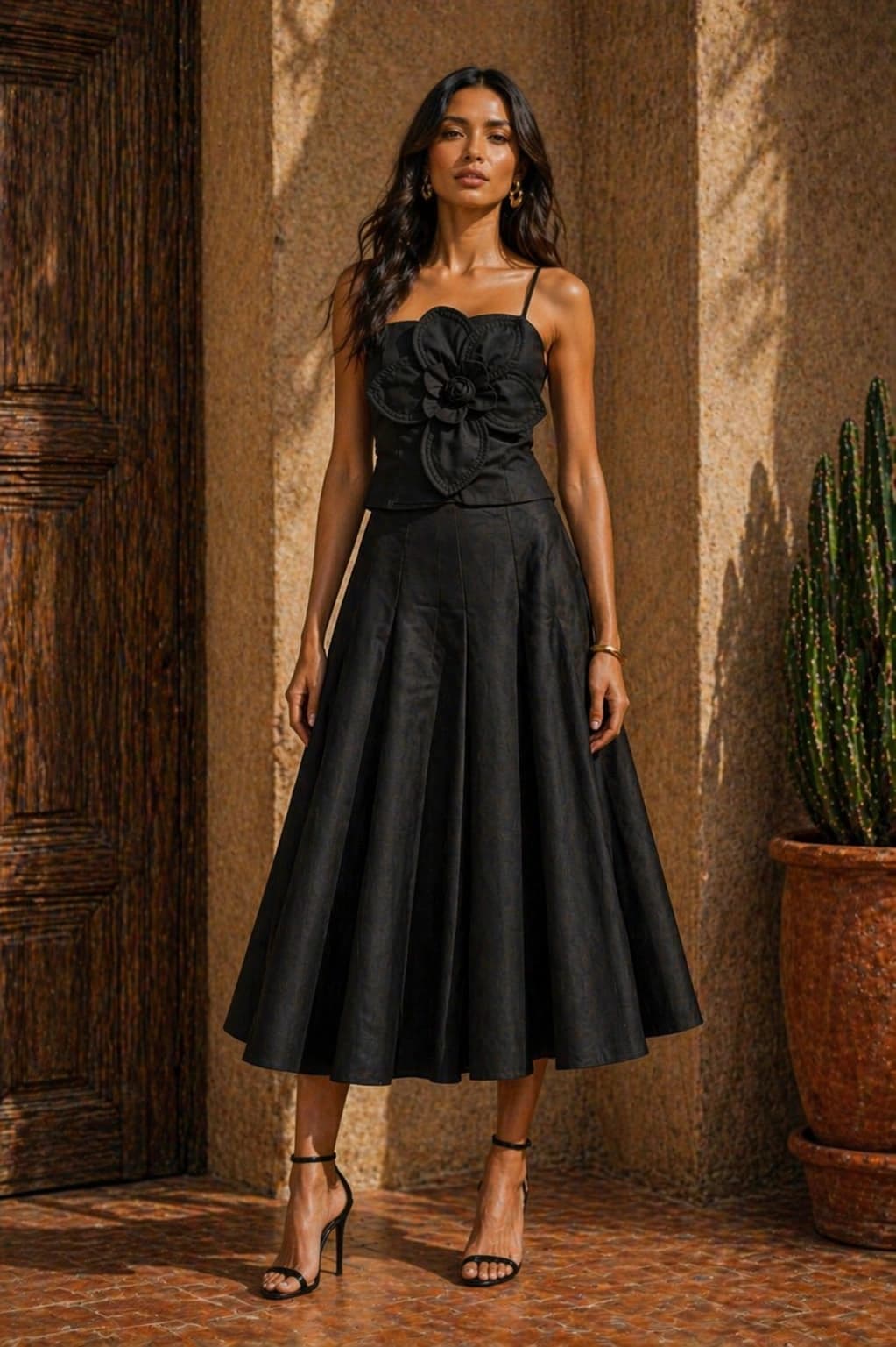 Falda Palmacera Negro - imagen 2