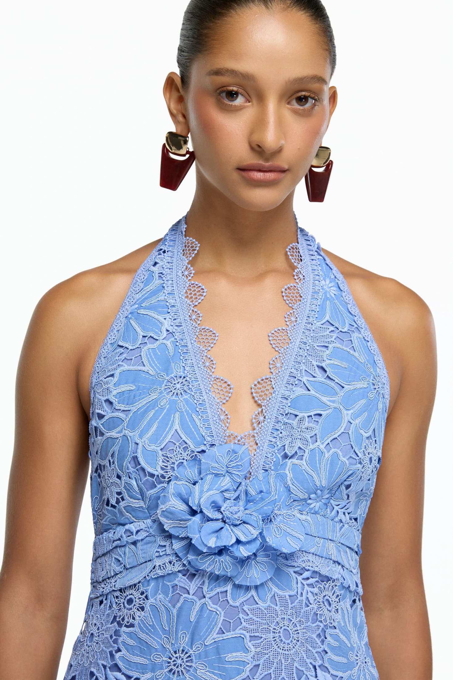 ODETTE MAXI DRESS BLUE - imagen 2