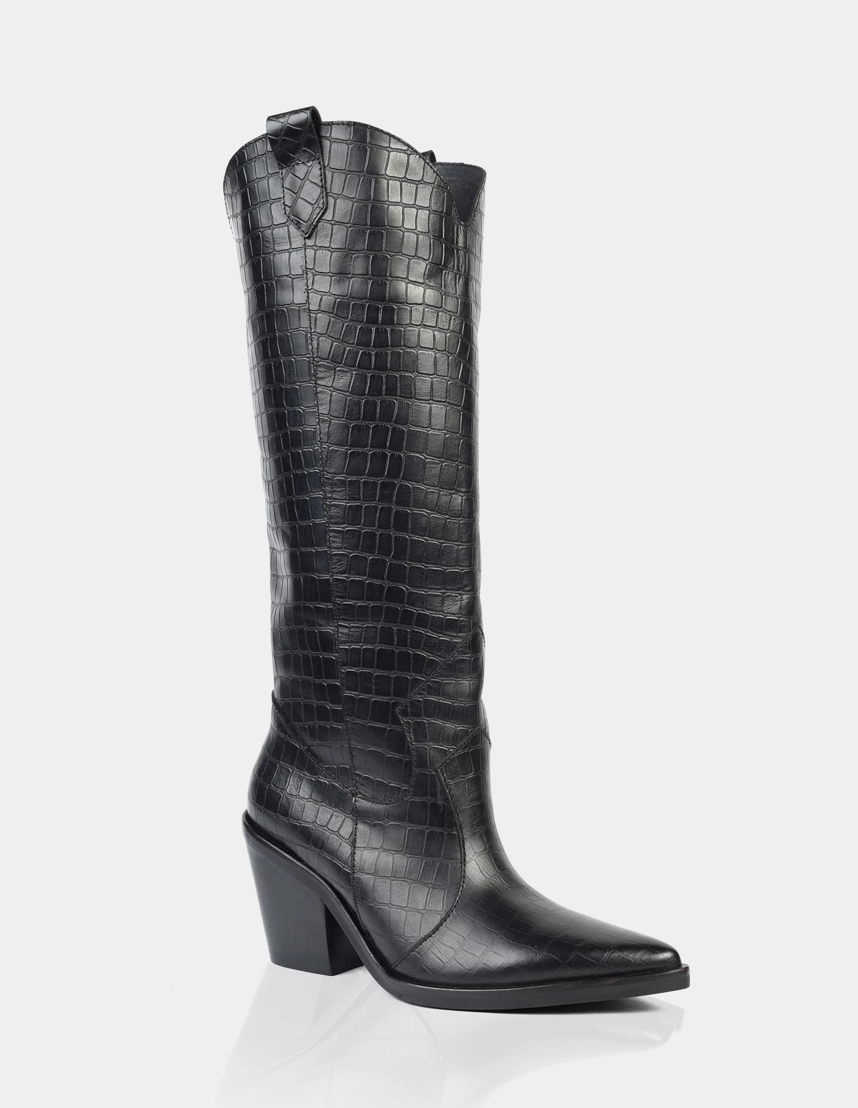 Texana Cameron Croco Negro - imagen 3