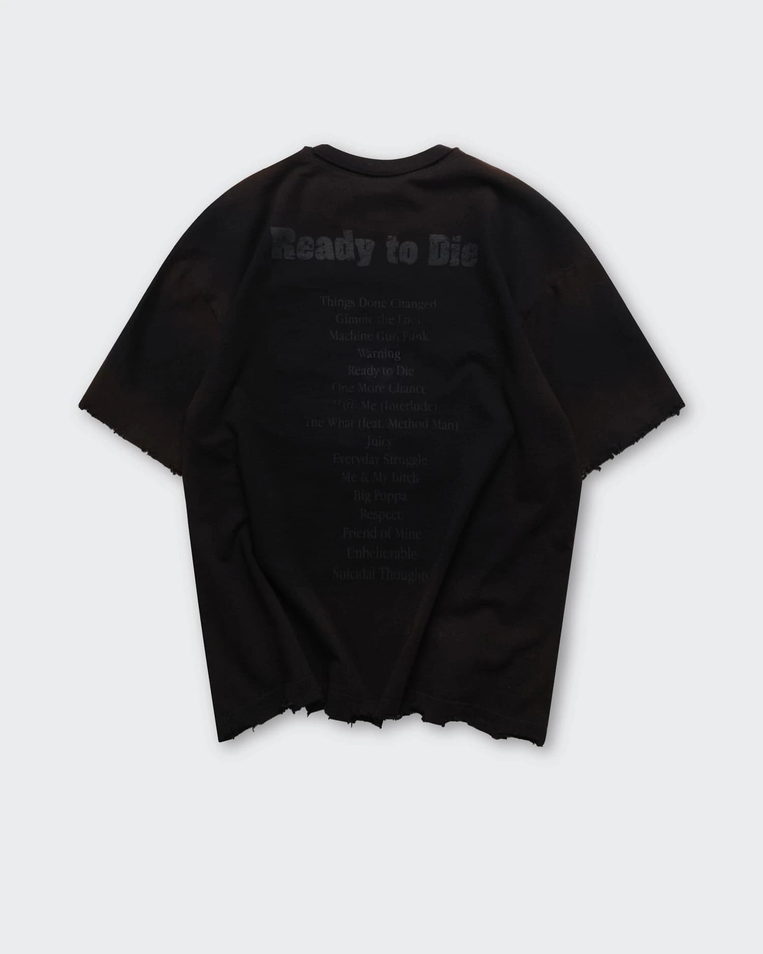 Camiseta Negra Oversize Notorius - imagen 5