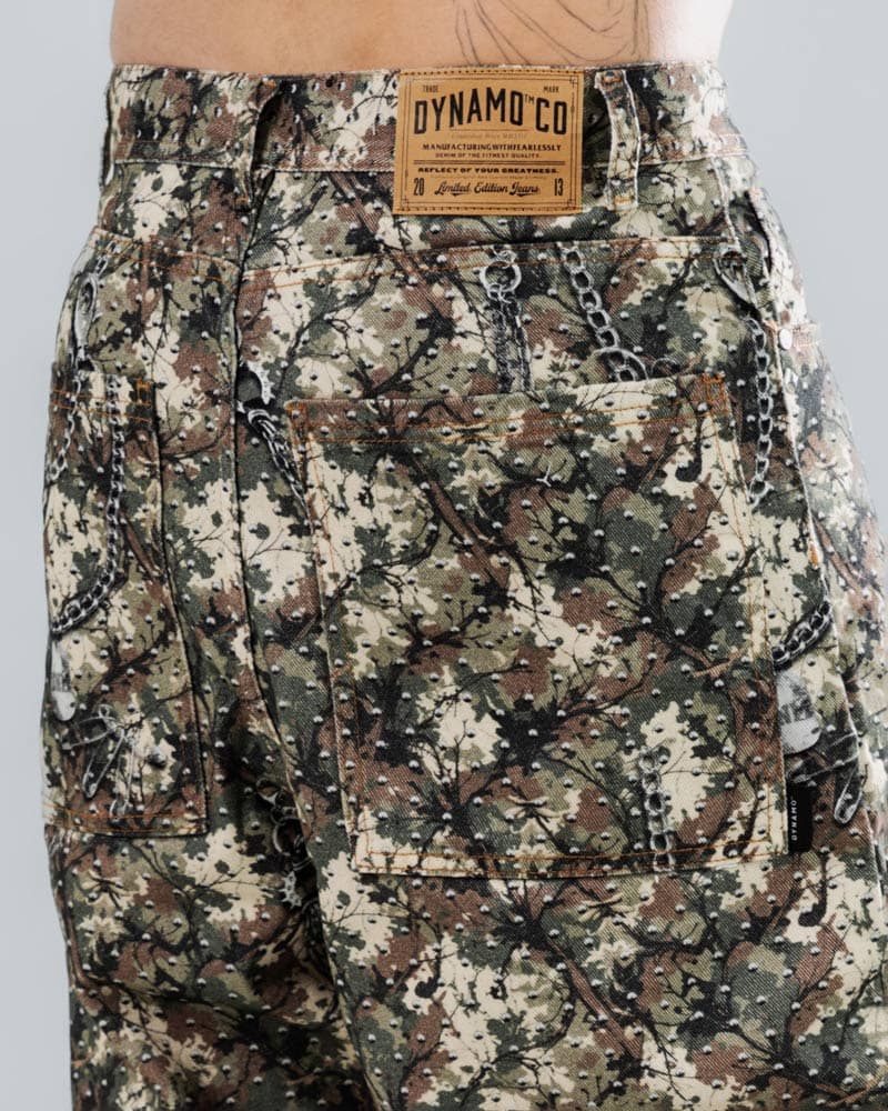 Jean Baggy Camuflado con Cadenas - imagen 5