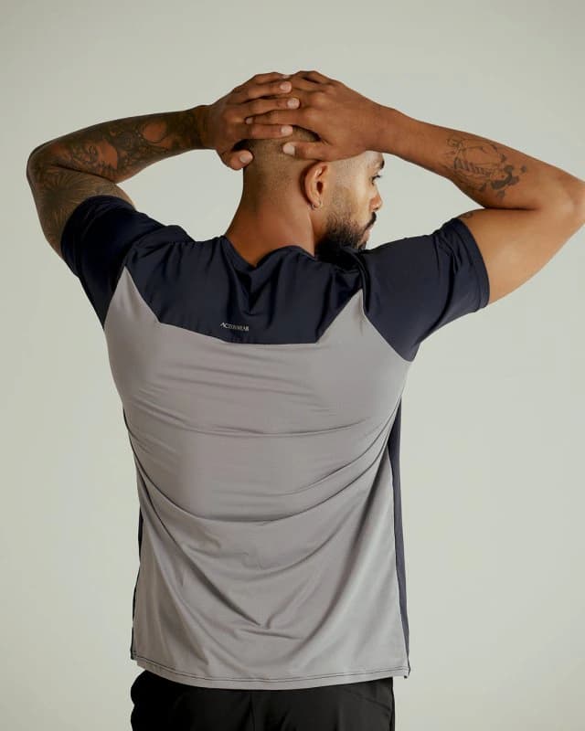 Crimson men short sleeve t shirt Navy - imagen 4