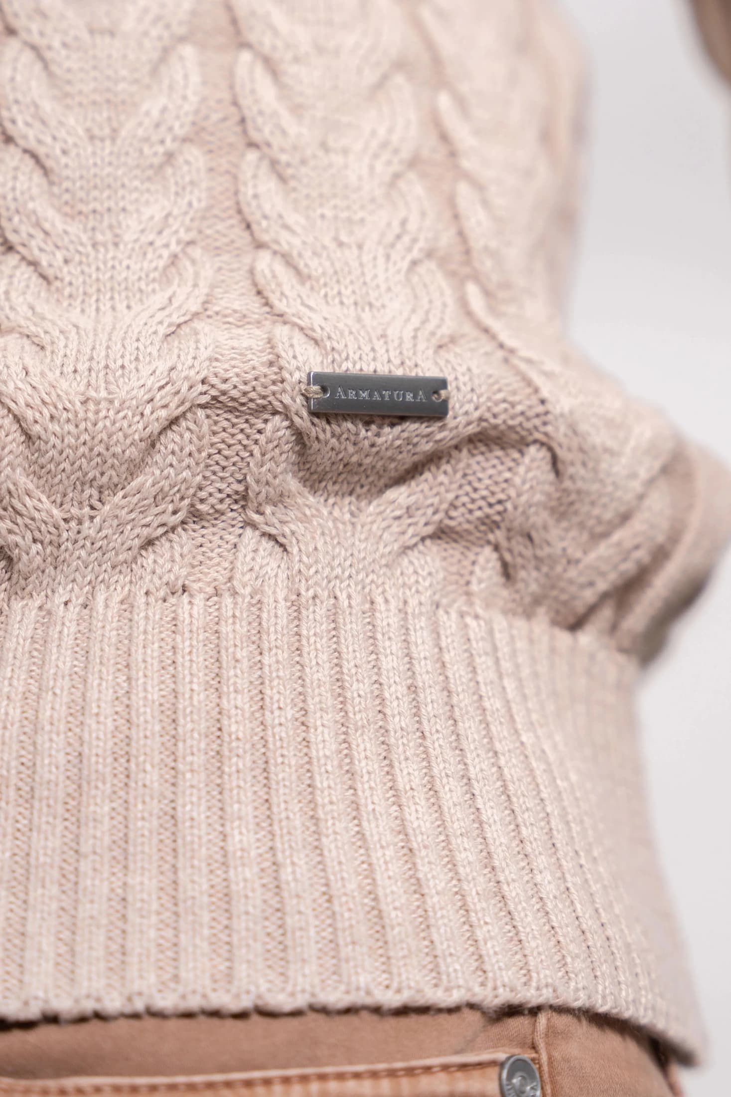Halfzip Torino Hombre Arena - imagen 3