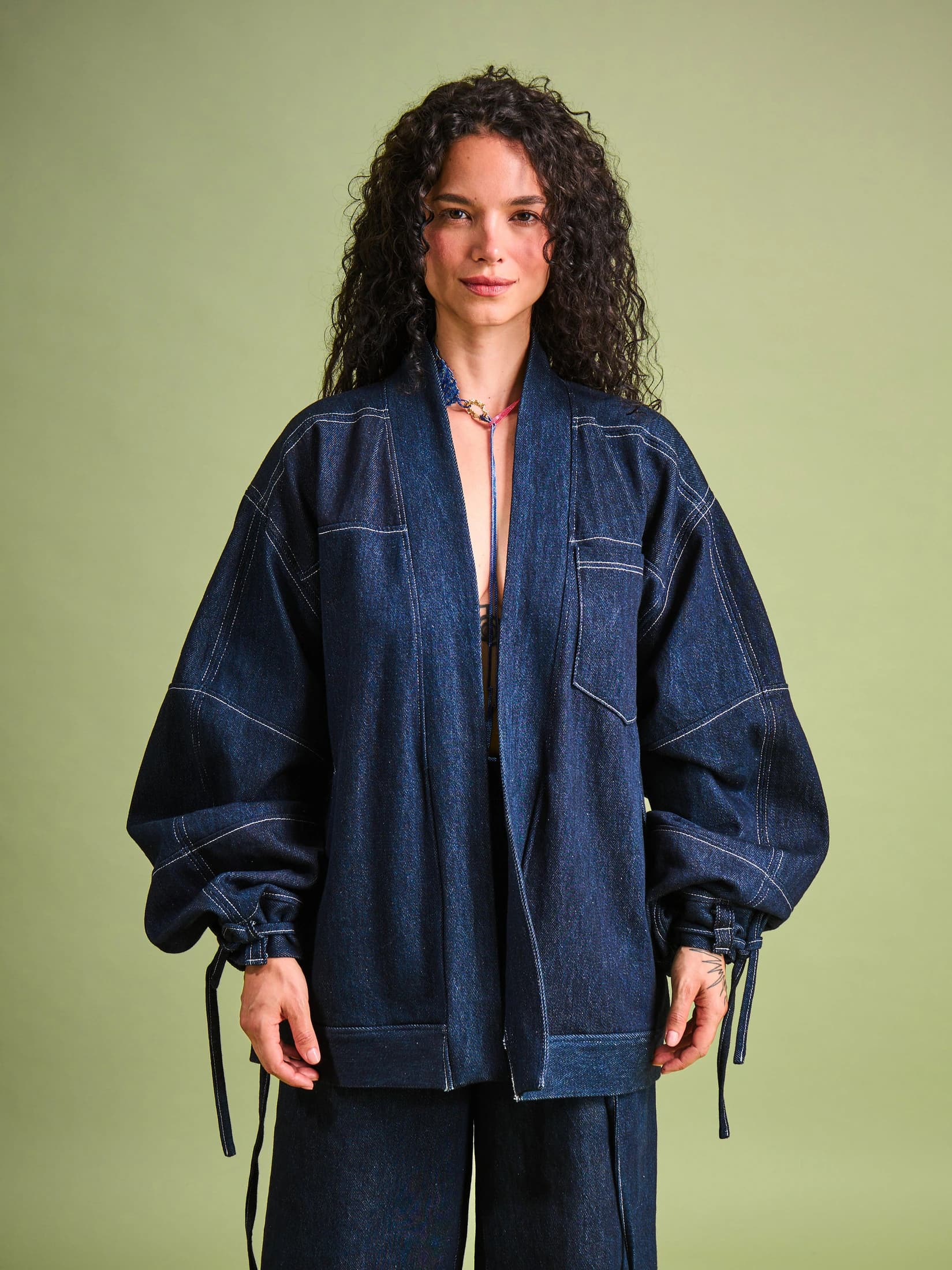 Chaqueta en Denim Algodón - imagen 6