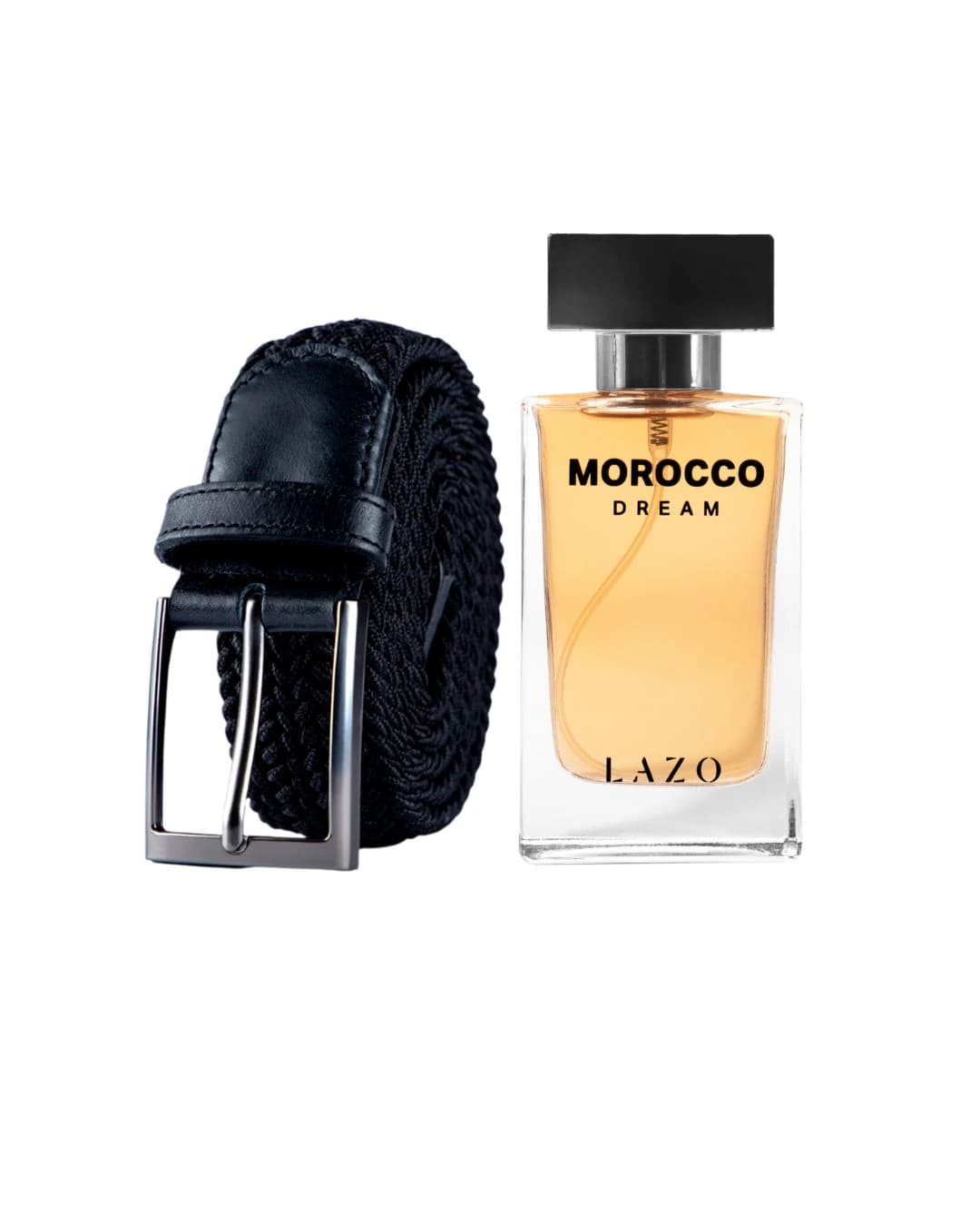 Combo Cinturón Negro + Perfume