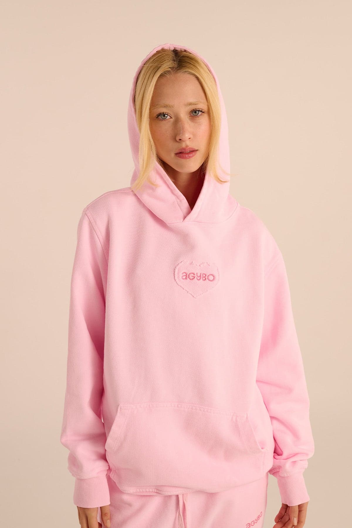 CORE HOODIE PINK - imagen 3