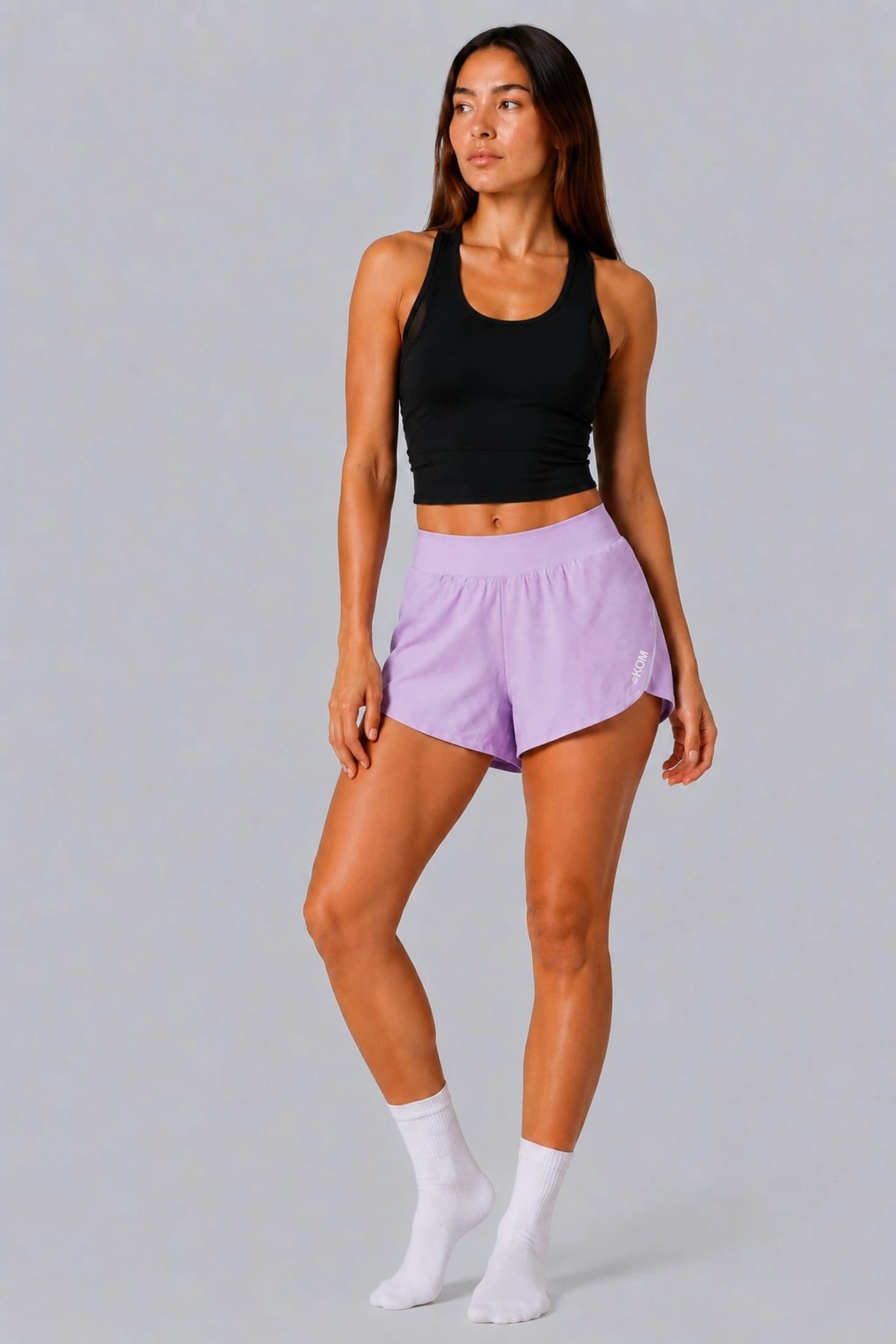 Short Running Deportivo Mujer Línea Giro PLUS con Boxer Interno y Bolsillos - imagen 4
