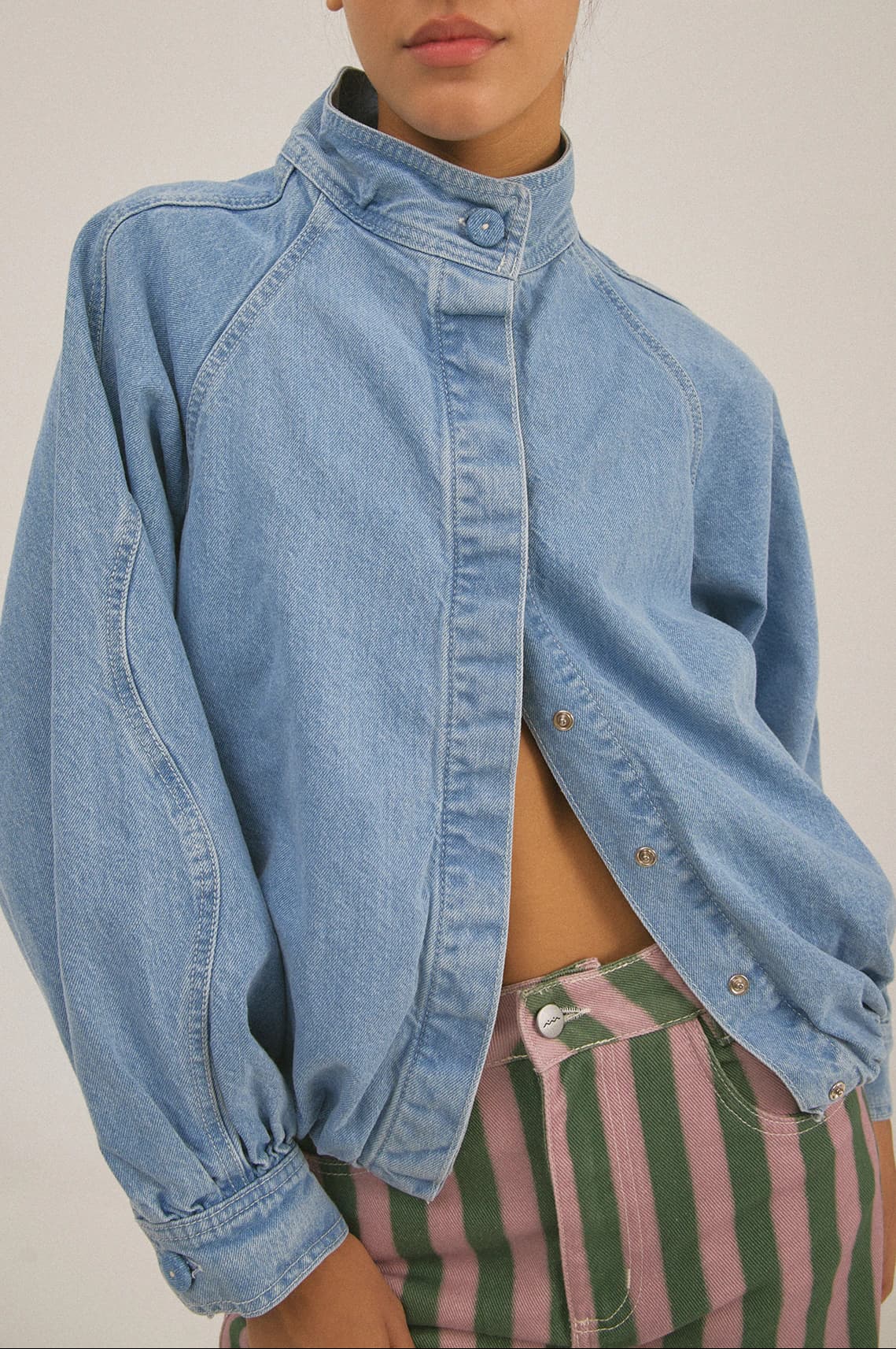 Chaqueta Bomber Denim - imagen 2