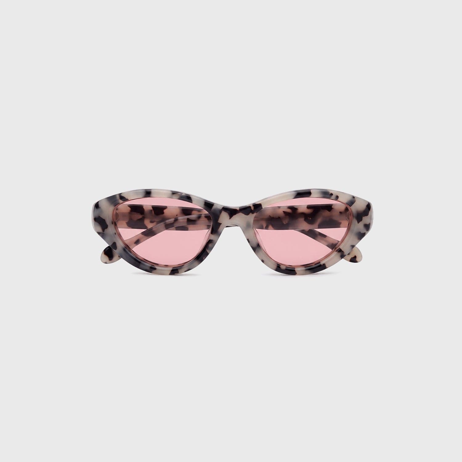 Cat-Eye Sunglasses - Black & White - imagen 6