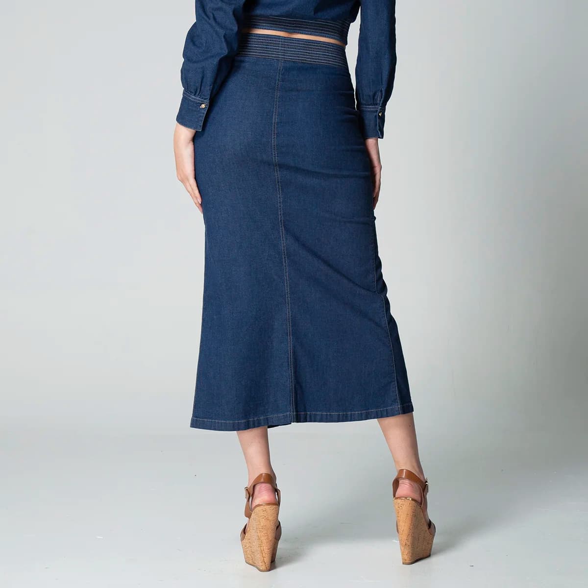 Falda Denim Slim Jari - imagen 5